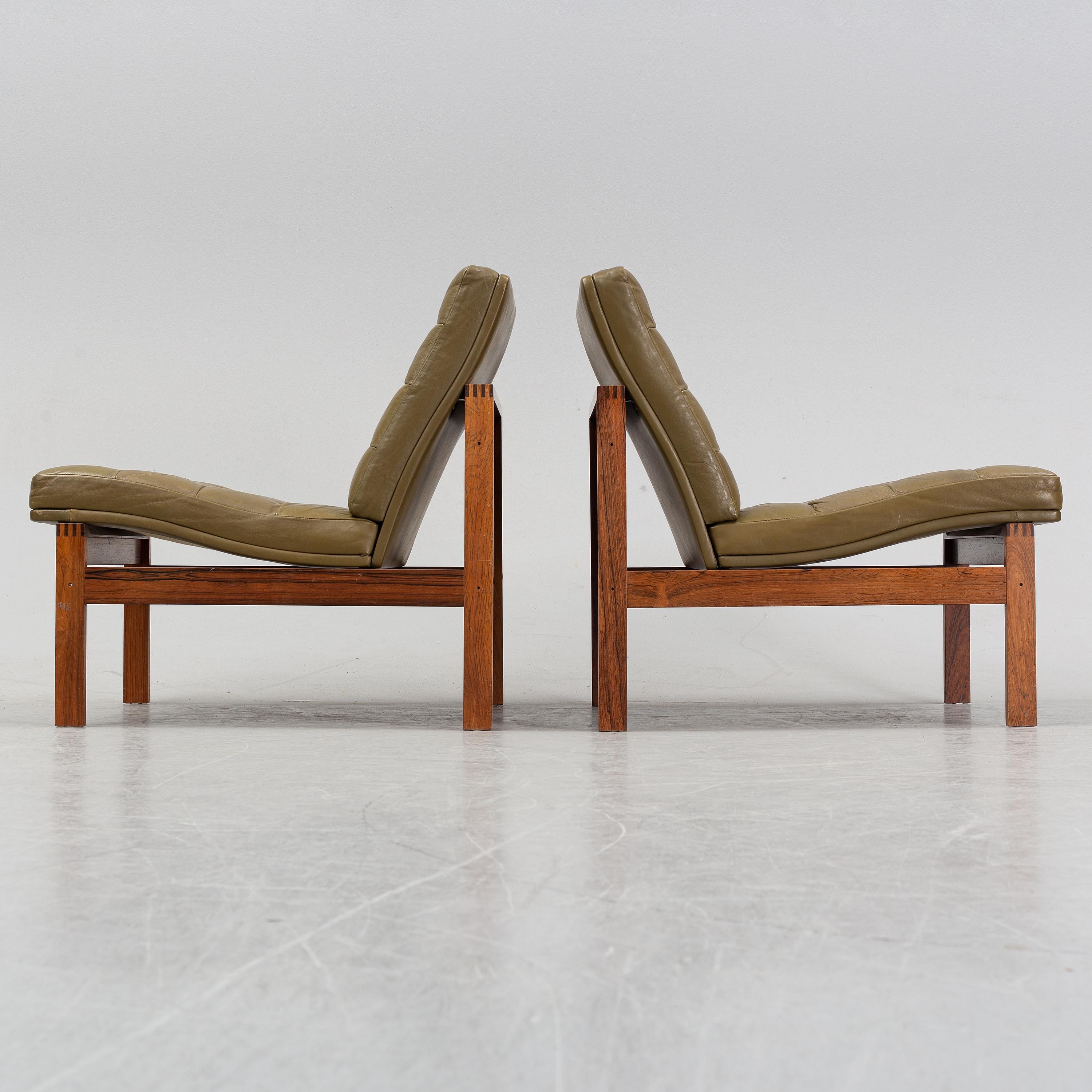 Mid-Century Modern Ole Gjerlöv Knudsen & Lind Easy Chair 