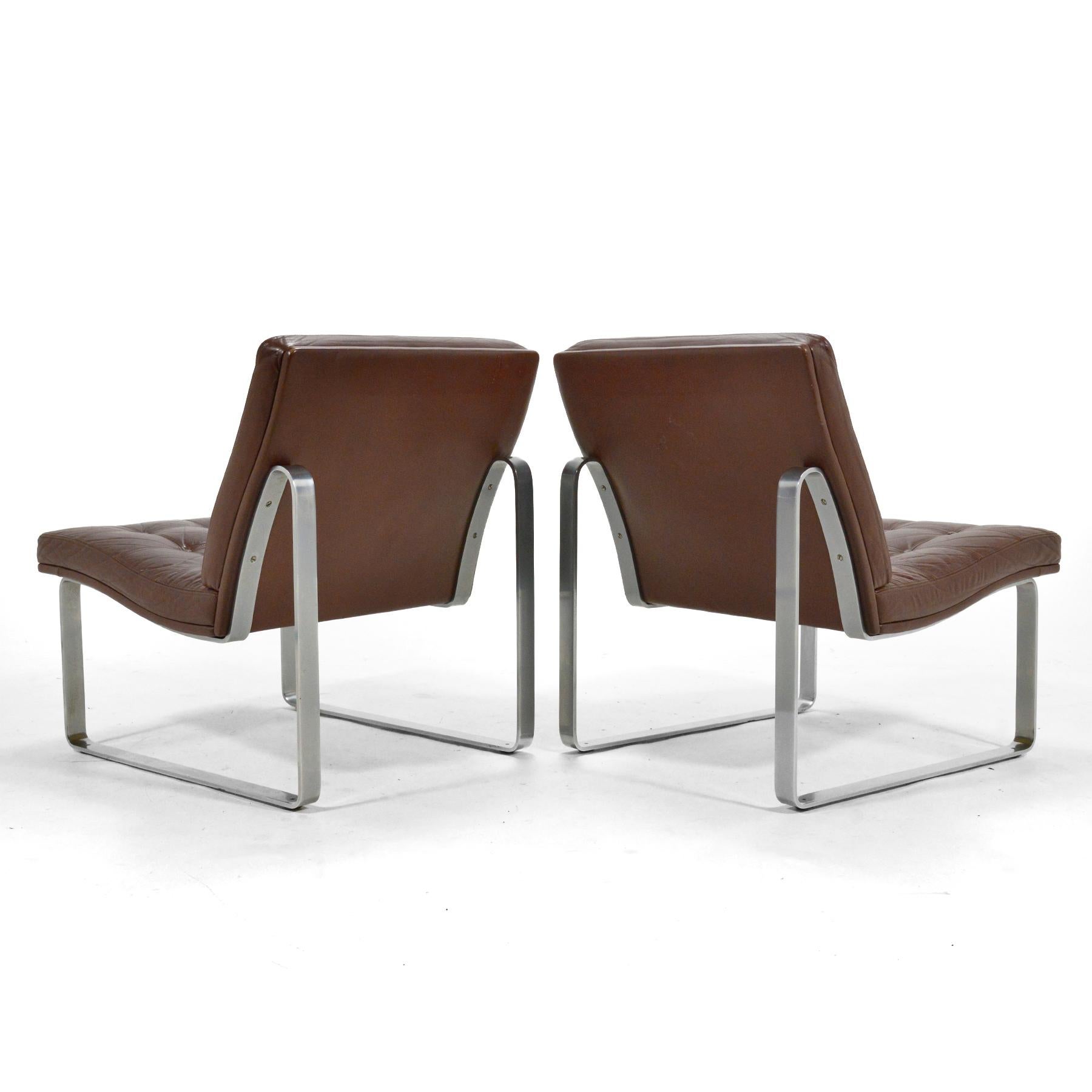 Scandinavian Modern Ole Gjerløv-Knudsen Moduline Lounge Chairs by France & Son For Sale