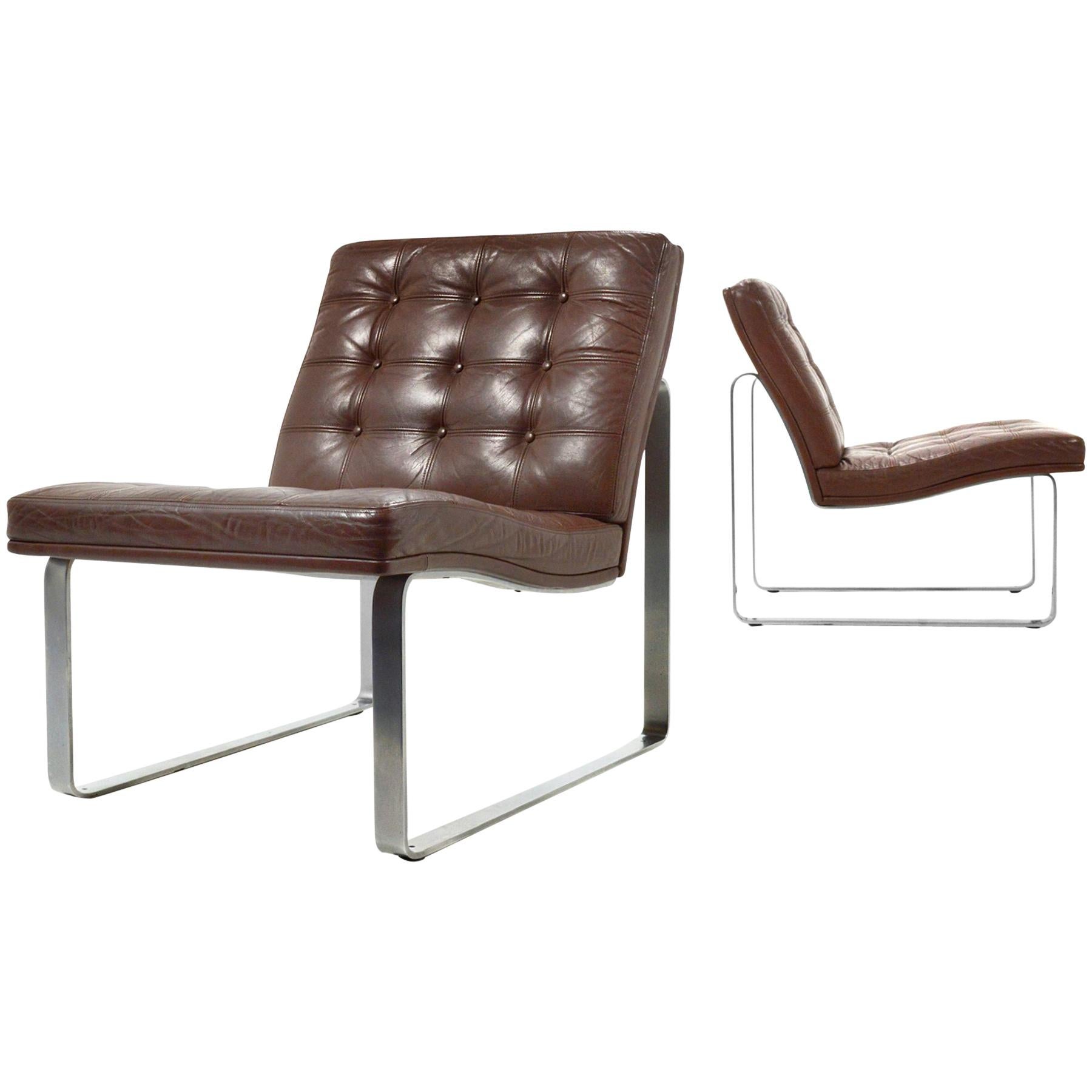 Ole Gjerløv-Knudsen Moduline Lounge Chairs by France & Son For Sale