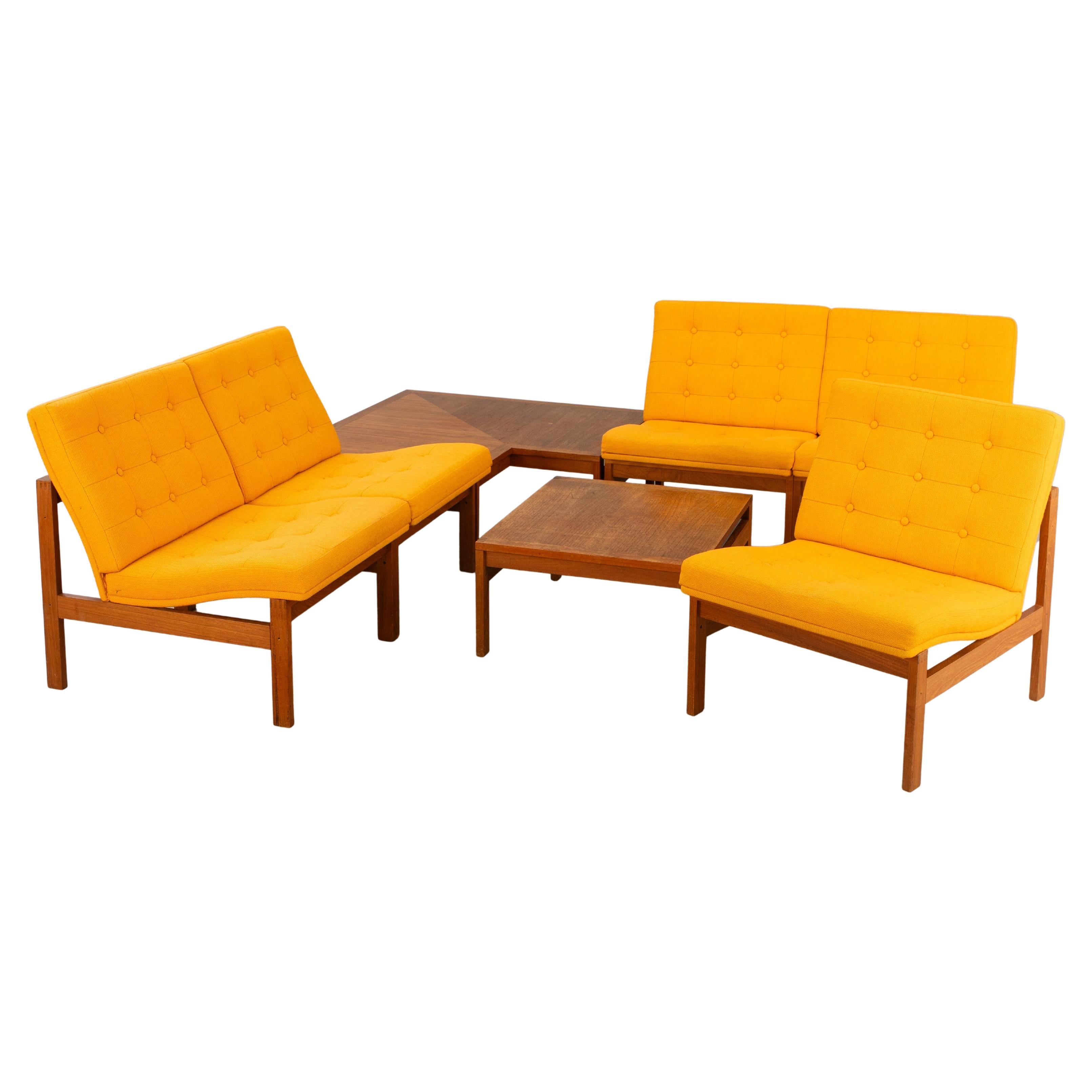 Ole Gjerløv-Knudsen & Torben Lind for France & Søn, Teak modular set, Denmark 60