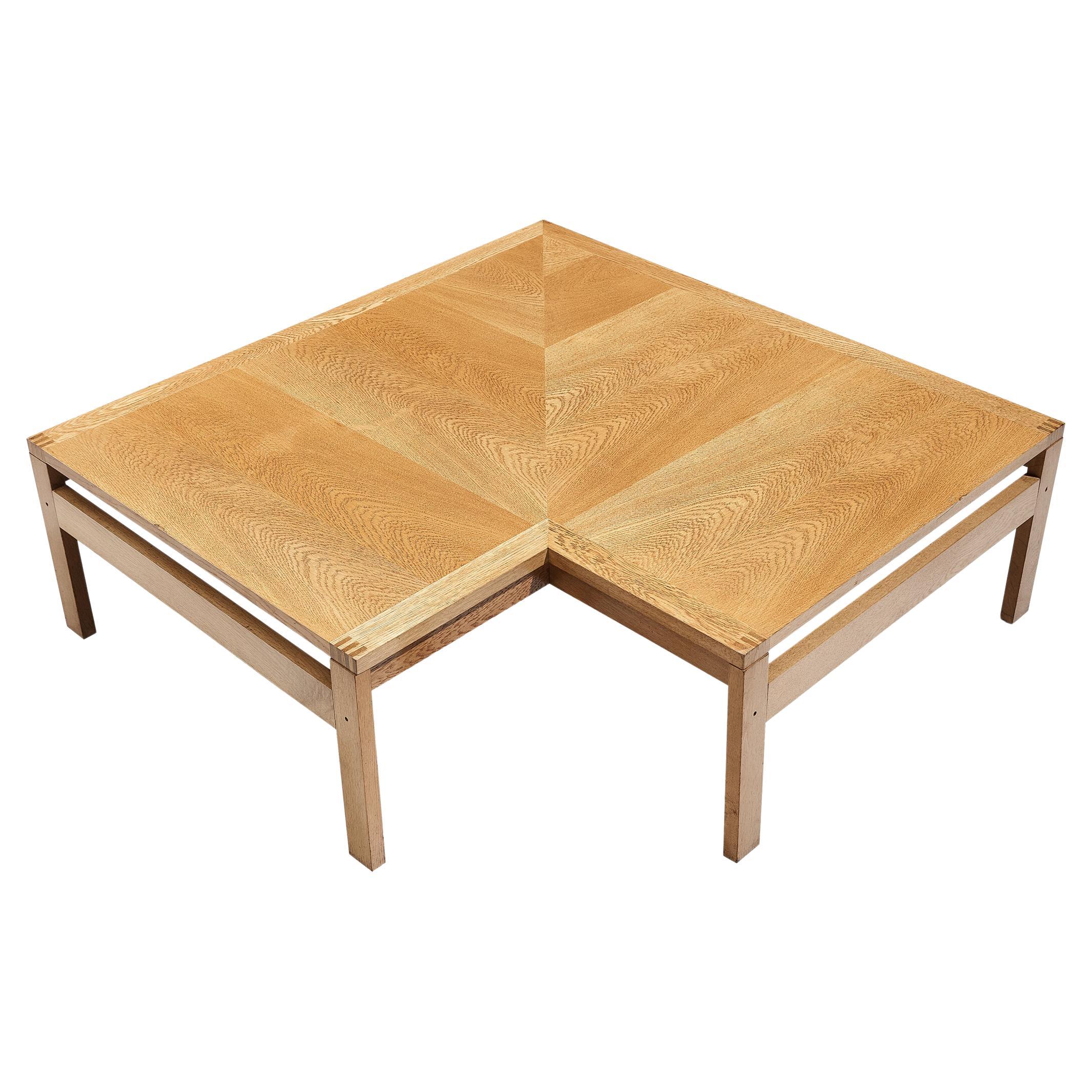 Ole Gjerløv-Knudsen & Torben Lind pour France & Son Table basse d'angle 