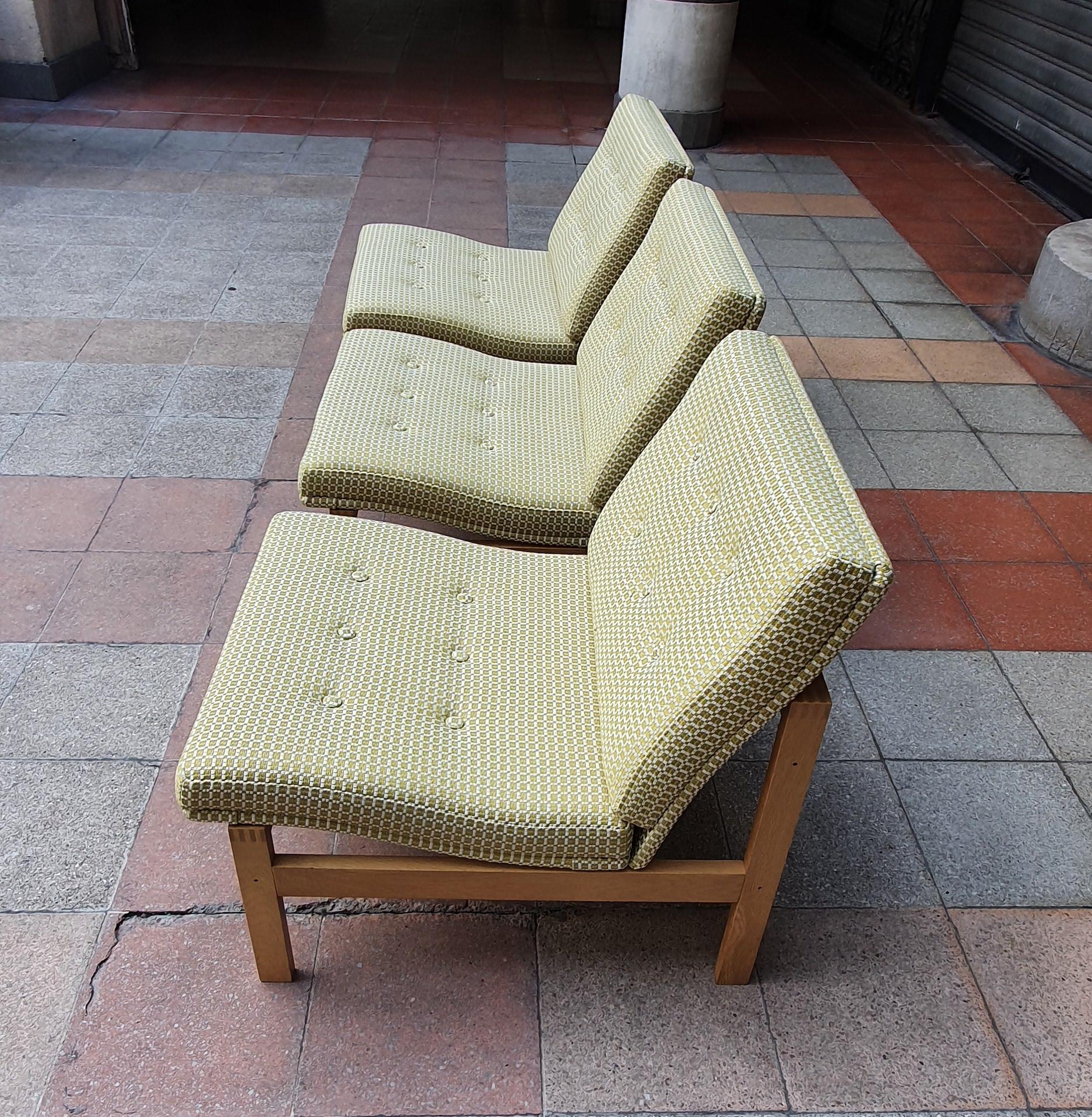 Textile Ole Gjerløv-Knudsen & Torben Lind - Lounge Set, circa 1960 For Sale