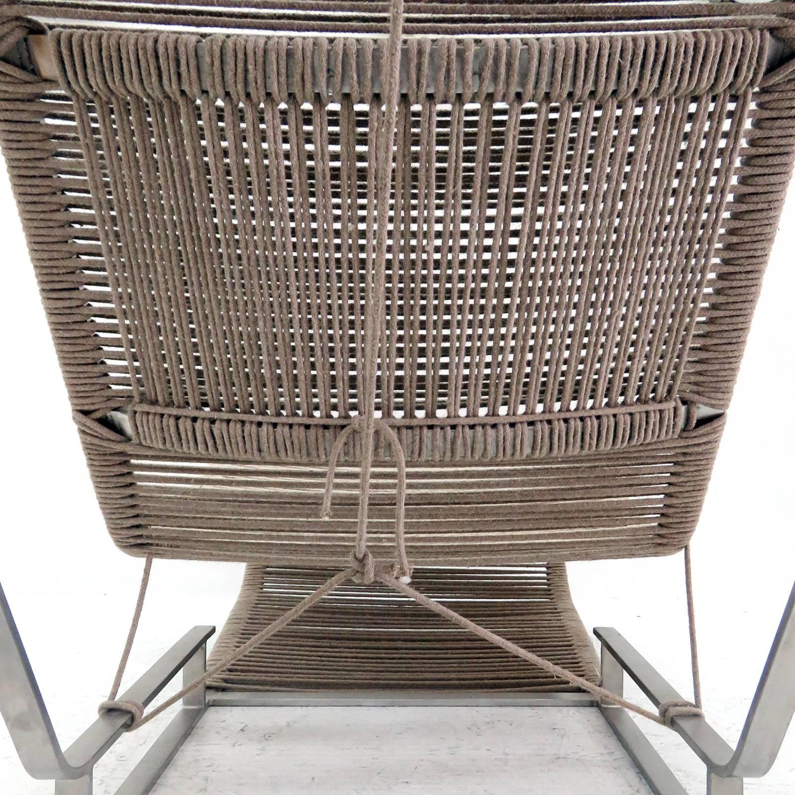 Stainless Steel Ole Henriksen Easy Chair Prototype