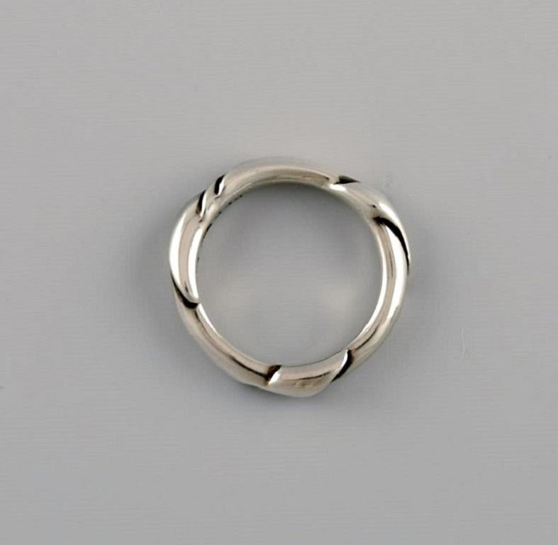 Women's Ole Kortzau for Georg Jensen. Ring in sterling silver.  For Sale