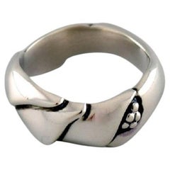 Ole Kortzau for Georg Jensen, Ring in Sterling Silver, Model 240