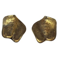 Ole Lynggaard 14 Carat Gold Ear Rings 'Clips'
