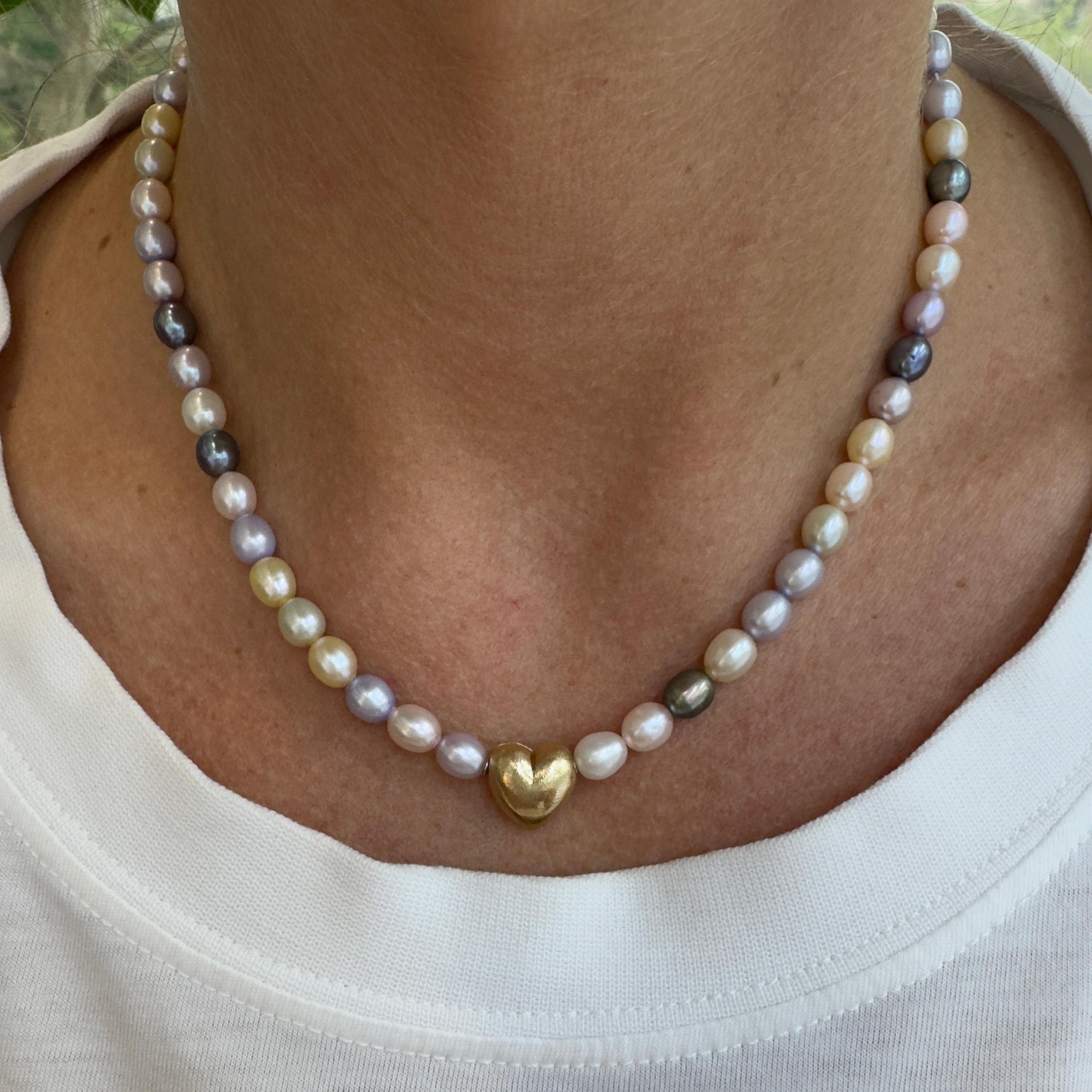 Ole Lynggaard - Collana con perle in oro giallo 14K in vendita 2