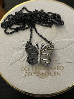 Ole Lynggaard Diamond butterfly necklace