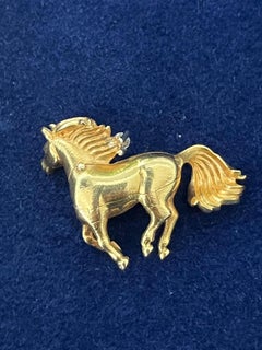 Ole Lynggaard Pferdeanhänger, 18 Karat, 0,30 Karat Diamant