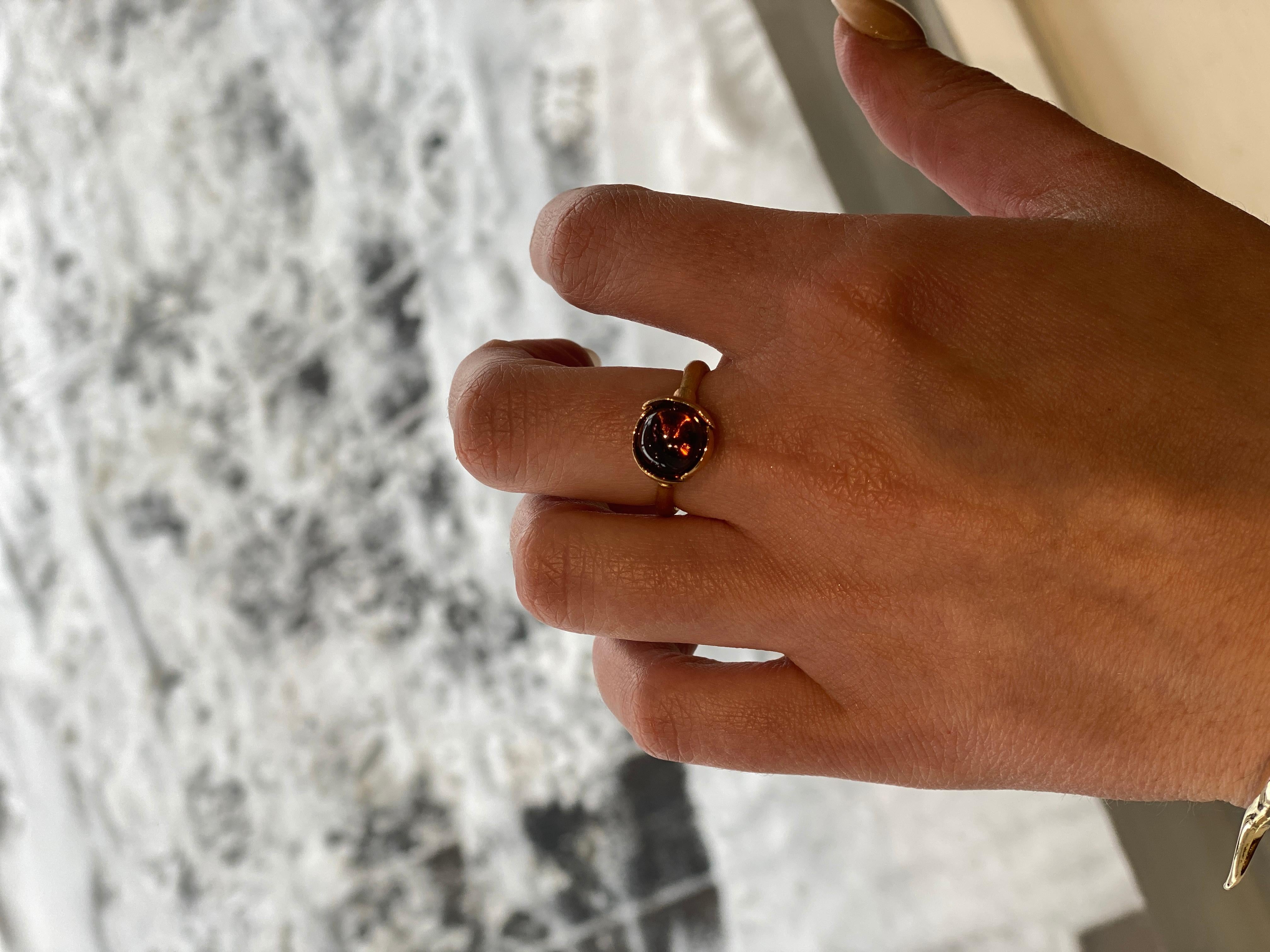 Pink Tourmaline Lotus Ring
Exuding an inexplicable magical quality, Ole Lynggaard Copenhagen creates soft, organic designs inspiring women to express their enchanting, feminine side.

This ring features Ole’s signature lotus design with satinized