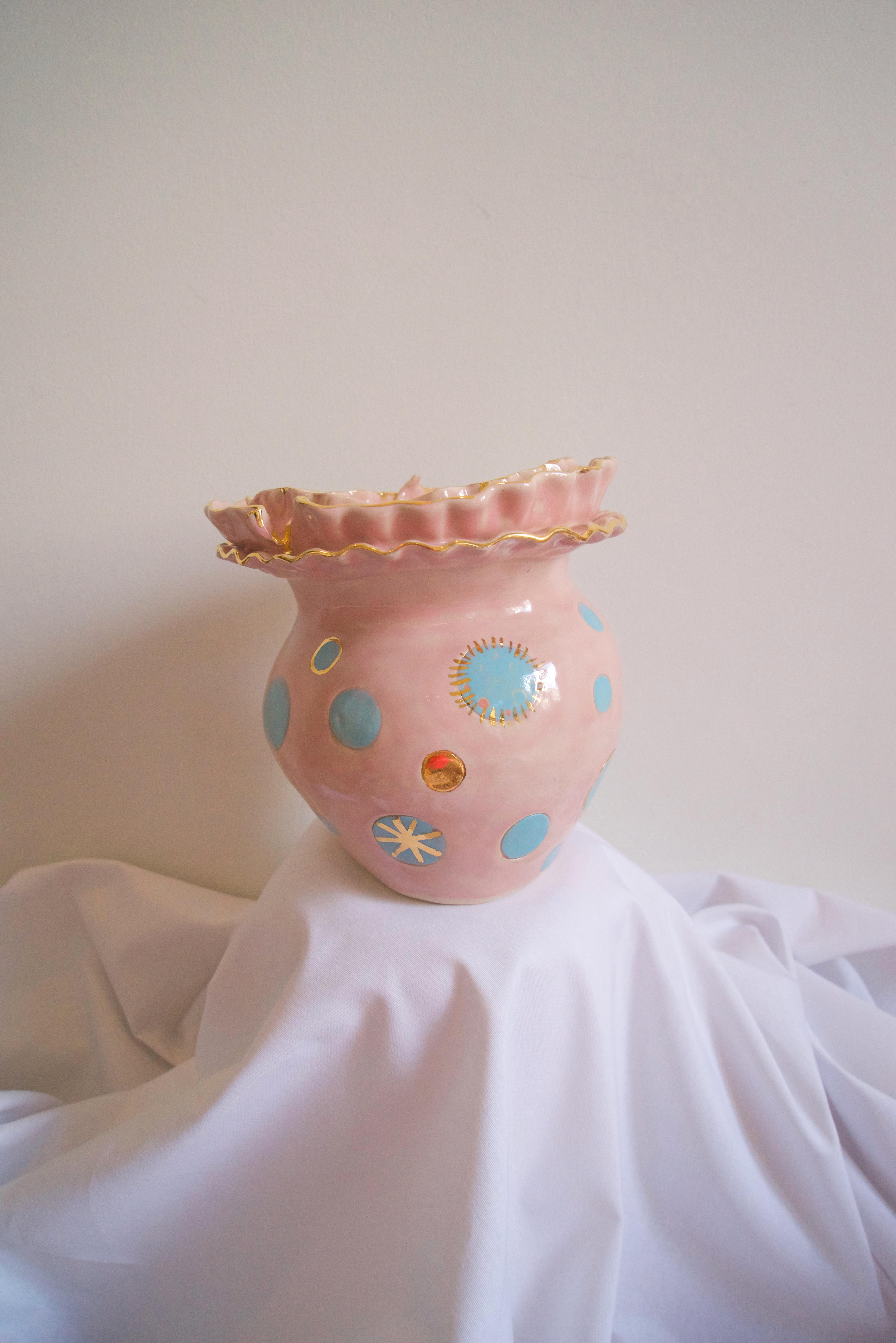 Spanish OLÉ Vase No 1 by Artist- Designer Hania Jneid For Sale