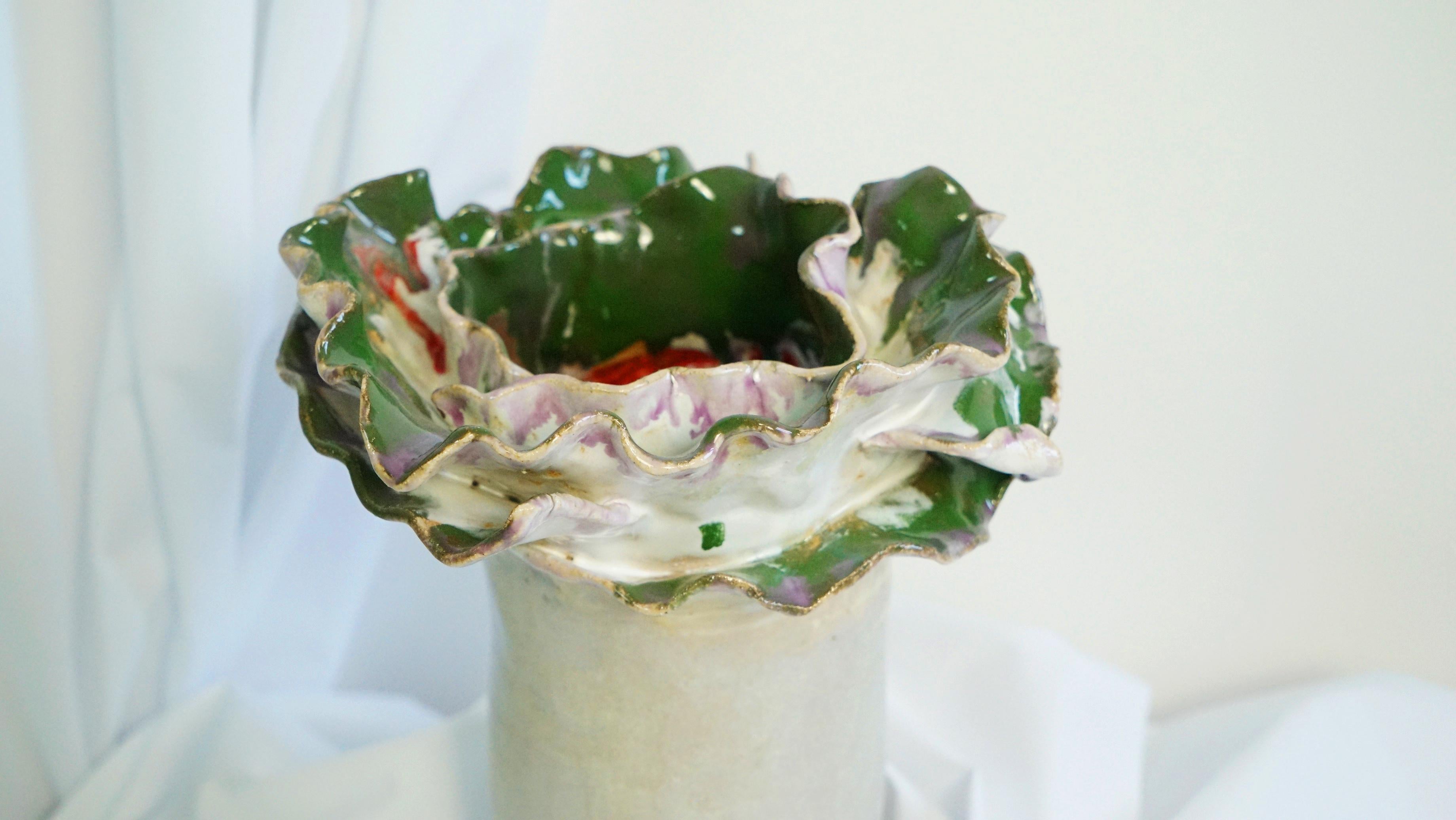 Olé Vase Nr. 12 von Künstlerin - Designerin Hania Jneid (Rokoko) im Angebot