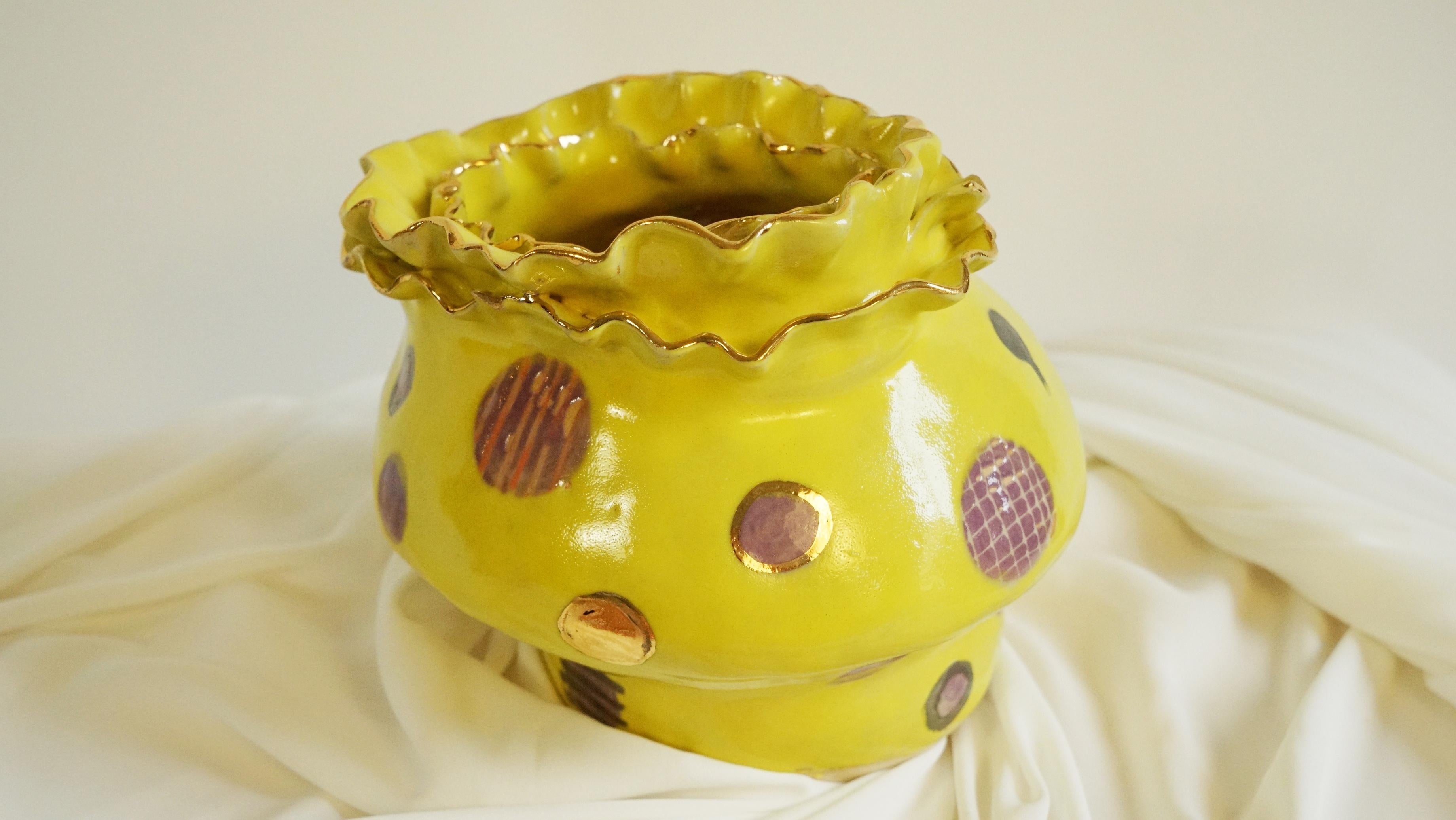 Spanish OLÉ Vase # 14 by artist- designer Hania Jneid For Sale