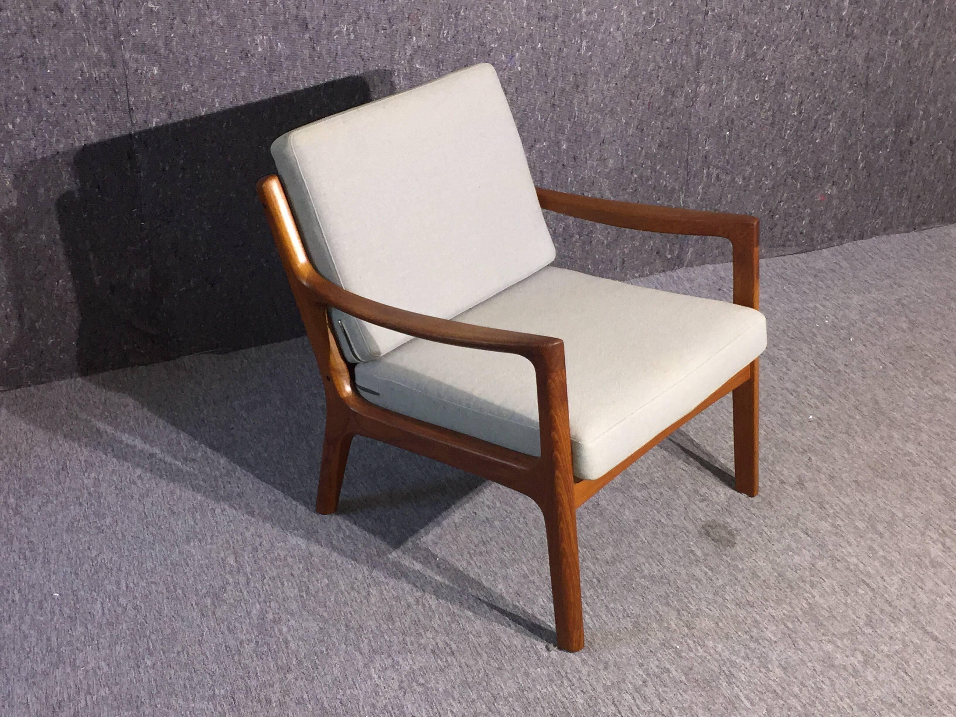 Ole Wancher Senator Teak Loungechair for Cado 1951, Mid-Century Modern For Sale 1