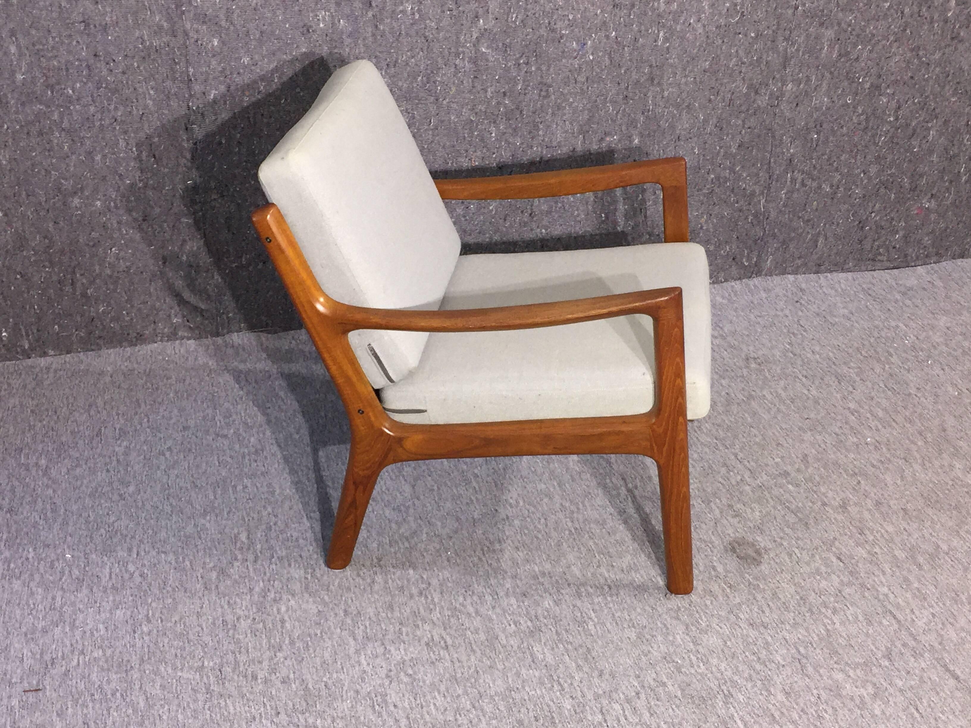 Ole Wancher Senator Teak Loungechair for Cado 1951, Mid-Century Modern For Sale 2