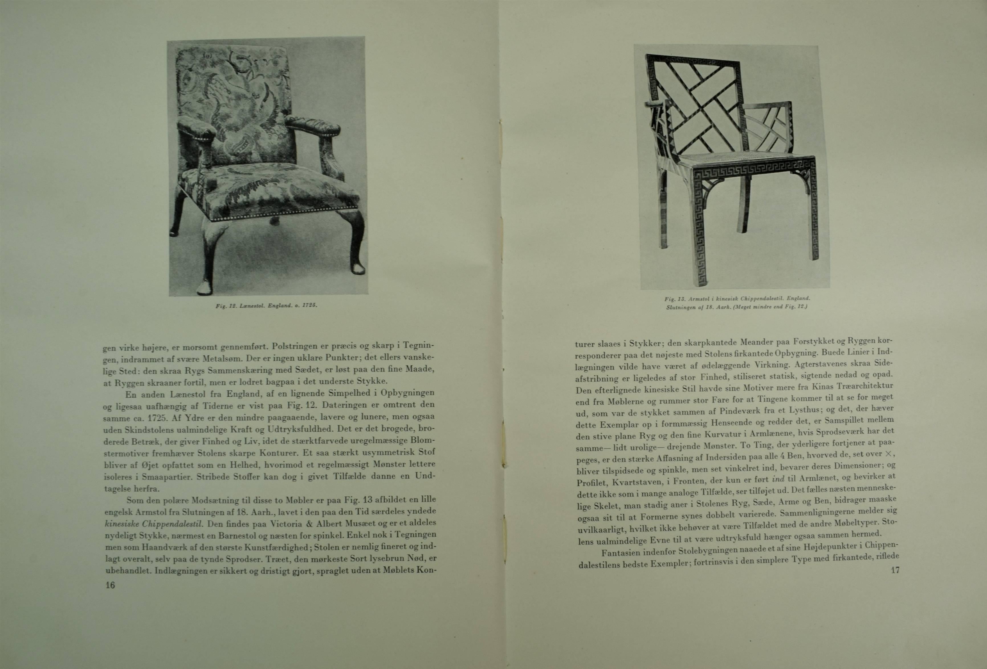 Early 20th Century Ole Wanscher, Early Publication, the Art of Furniture, 1928, Special Edition For Sale