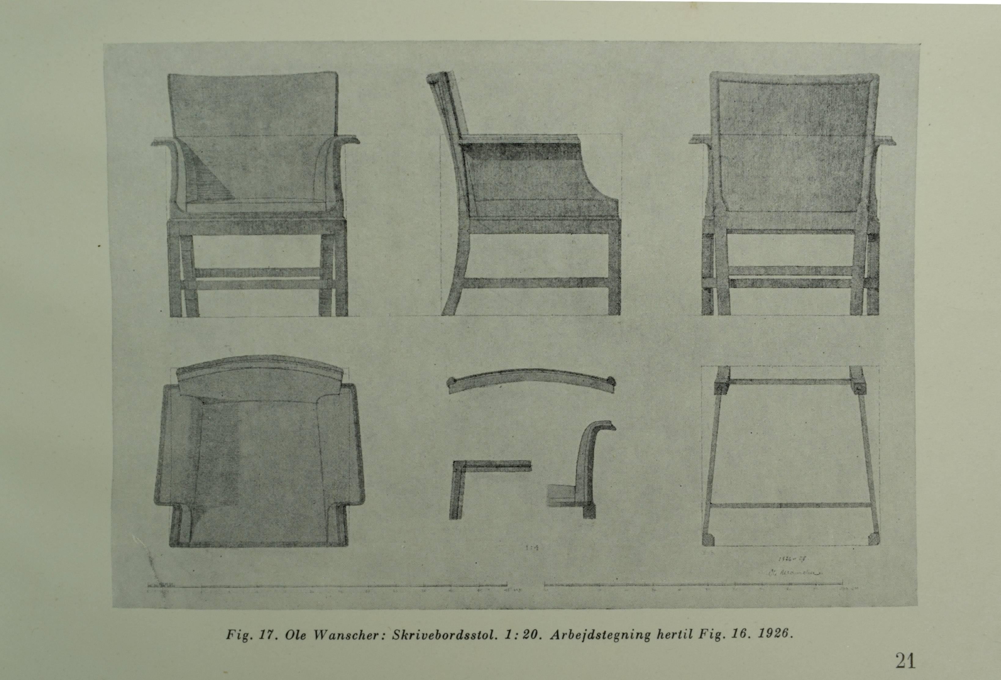 Paper Ole Wanscher, Early Publication, the Art of Furniture, 1928, Special Edition For Sale