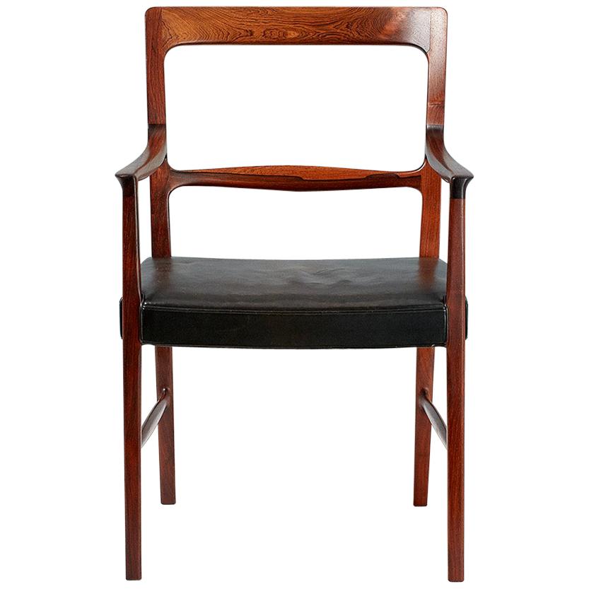 Ole Wanscher 1954 Rosewood Armchair  For Sale