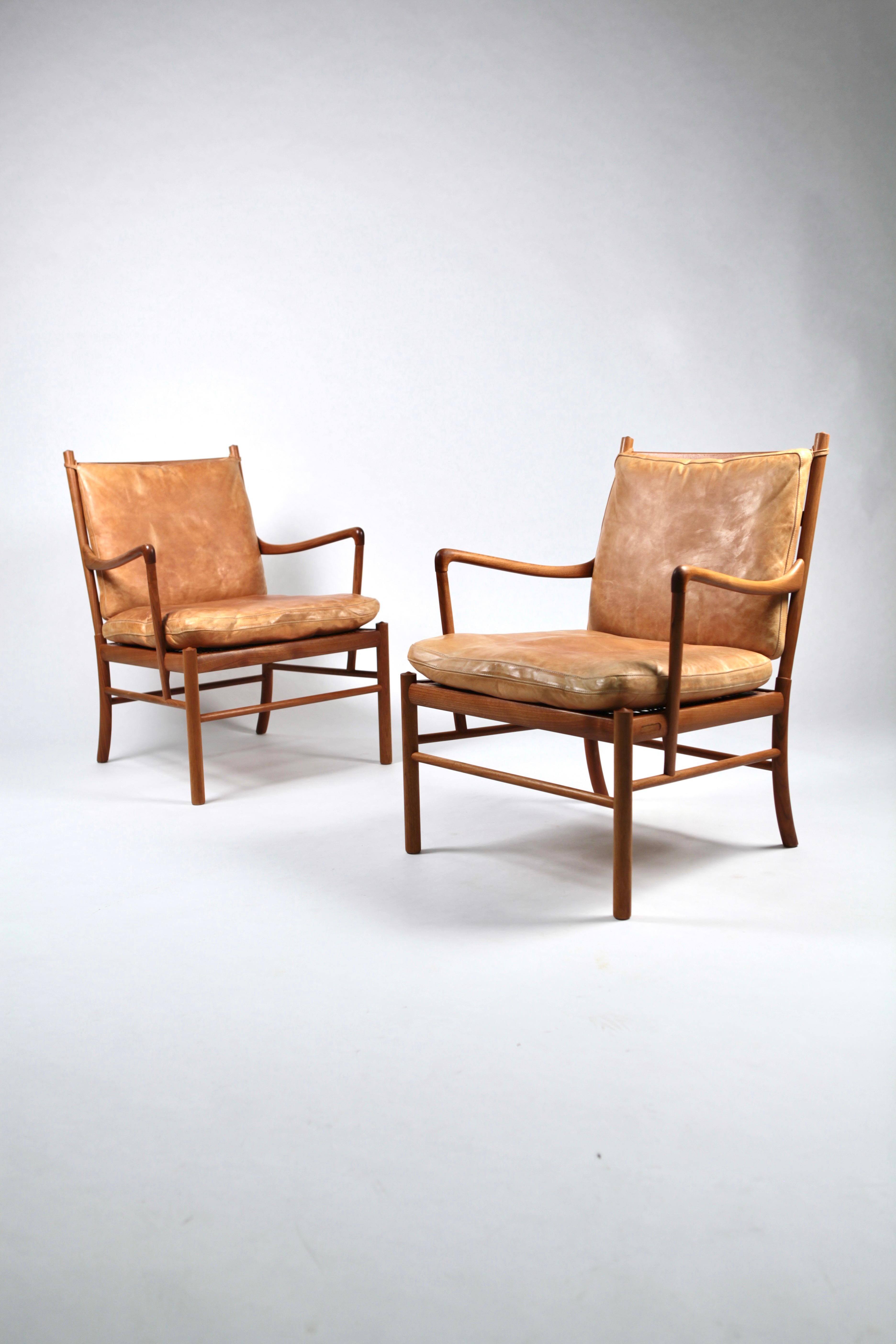 Ole Wanscher, a Pair of Vintage PJ-149 Mahogany 'Colonial' Armchairs, 1960s 13
