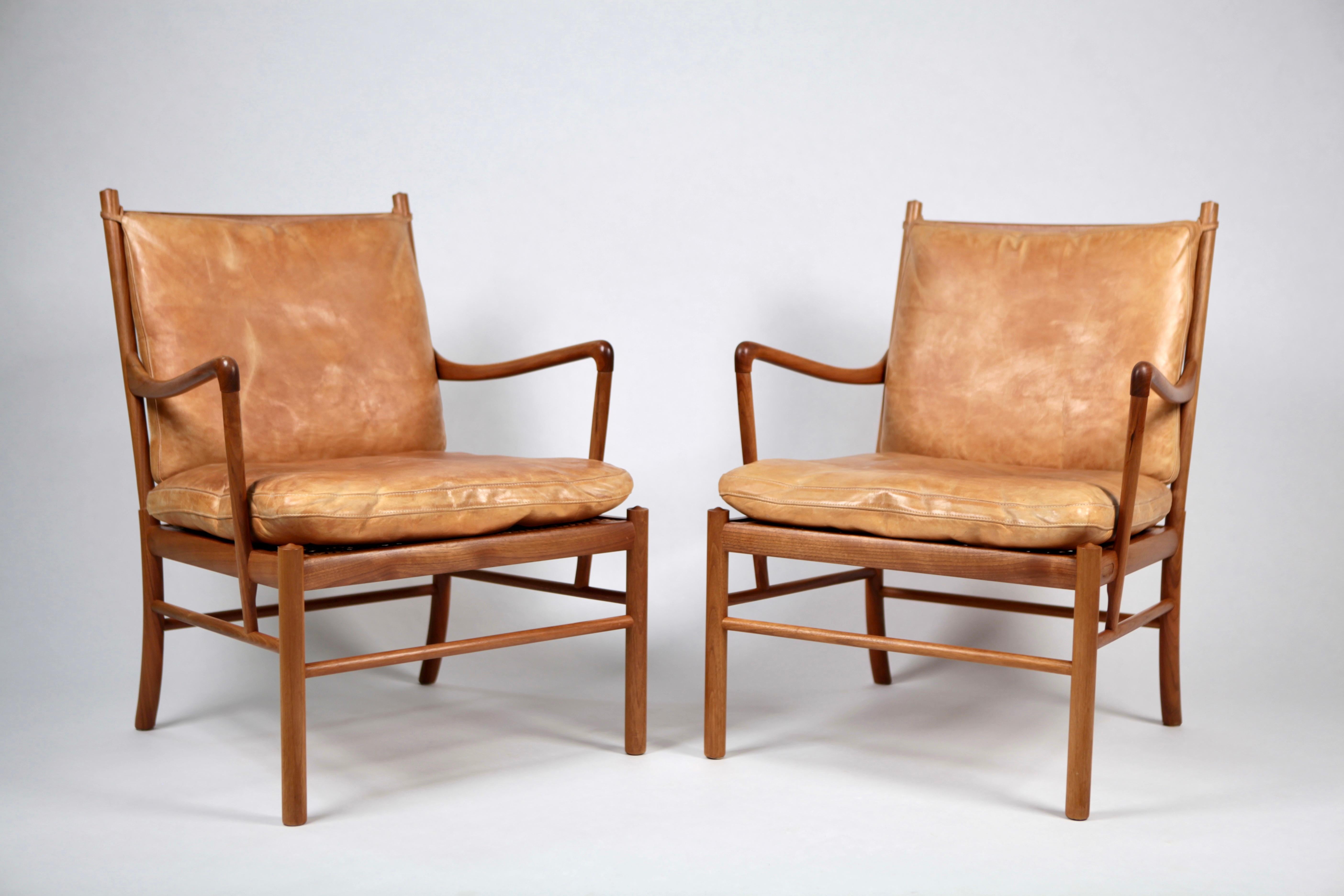 Ole Wanscher, a Pair of Vintage PJ-149 Mahogany 'Colonial' Armchairs, 1960s 14