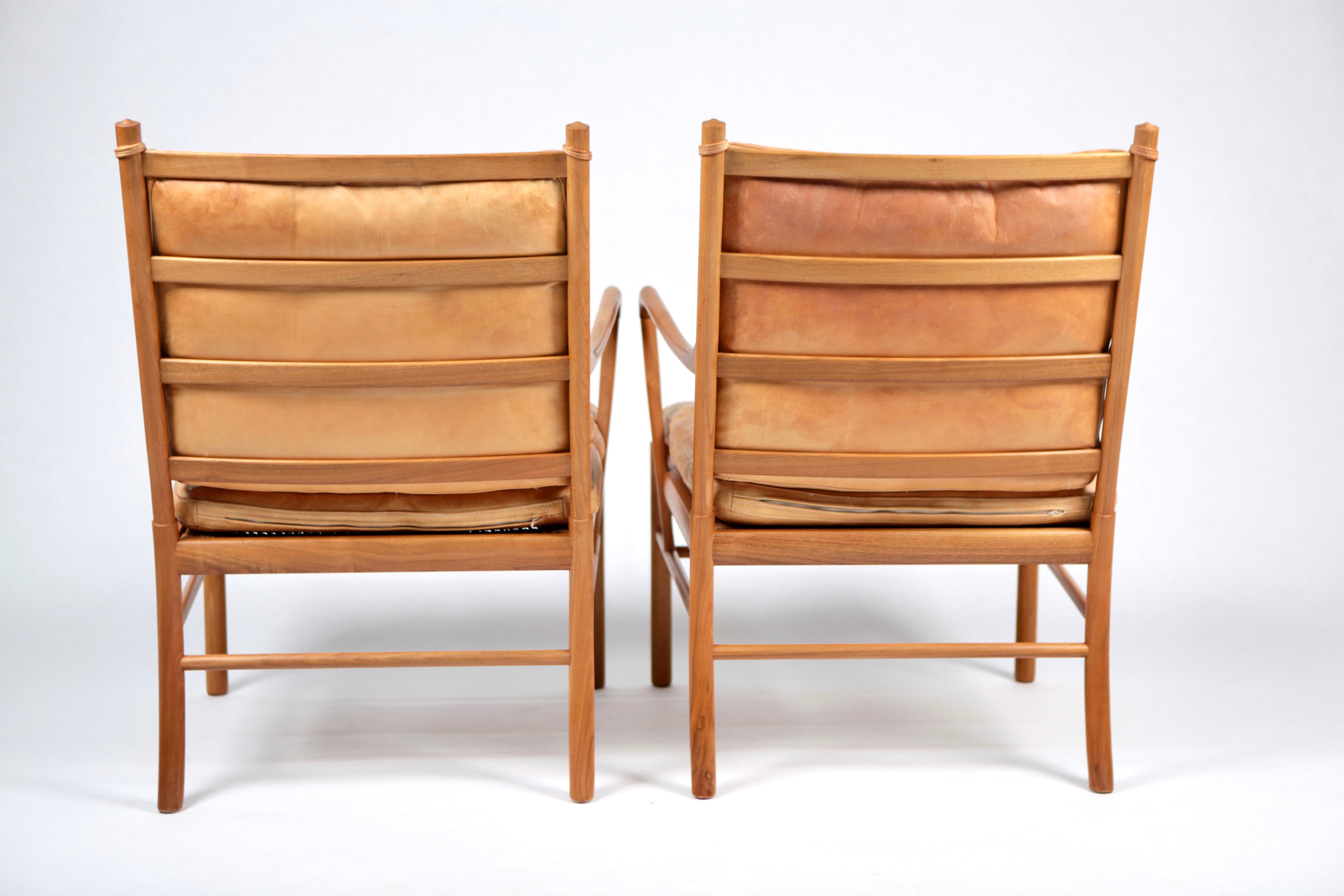 Ole Wanscher, a Pair of Vintage PJ-149 Mahogany 'Colonial' Armchairs, 1960s 3
