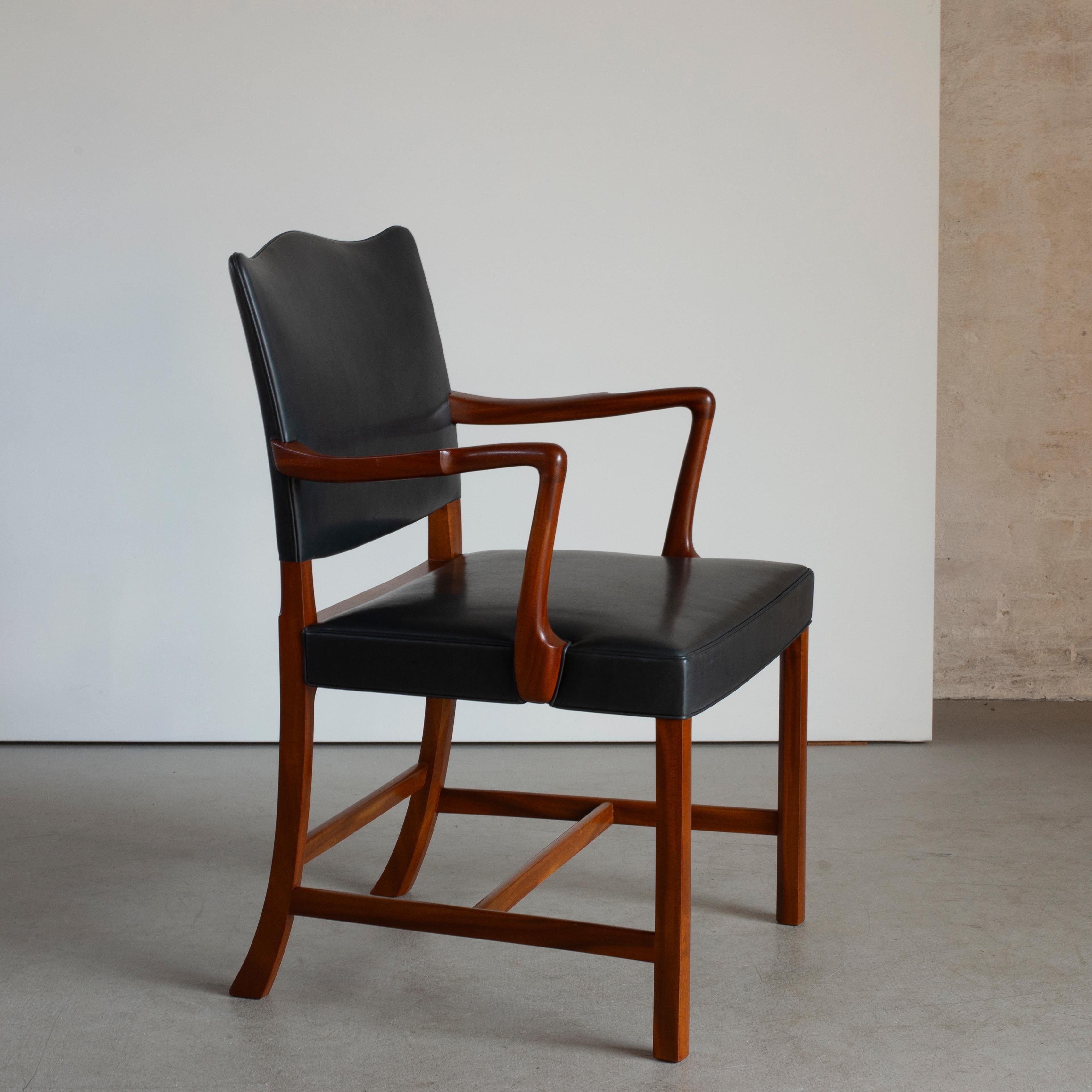 Danois Ole Wanscher Armchair for A. J. Iversen en vente