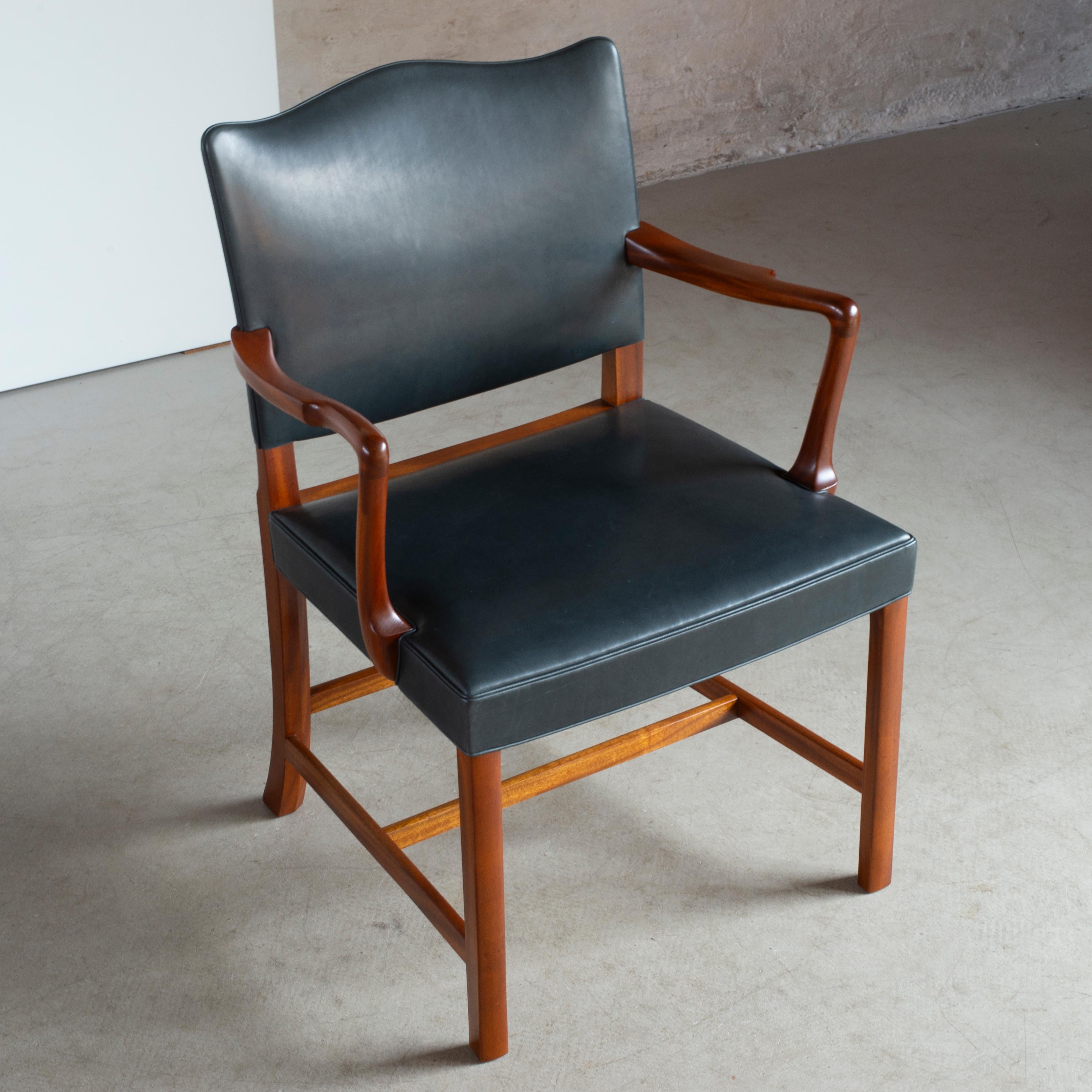 Acajou Ole Wanscher Armchair for A. J. Iversen en vente