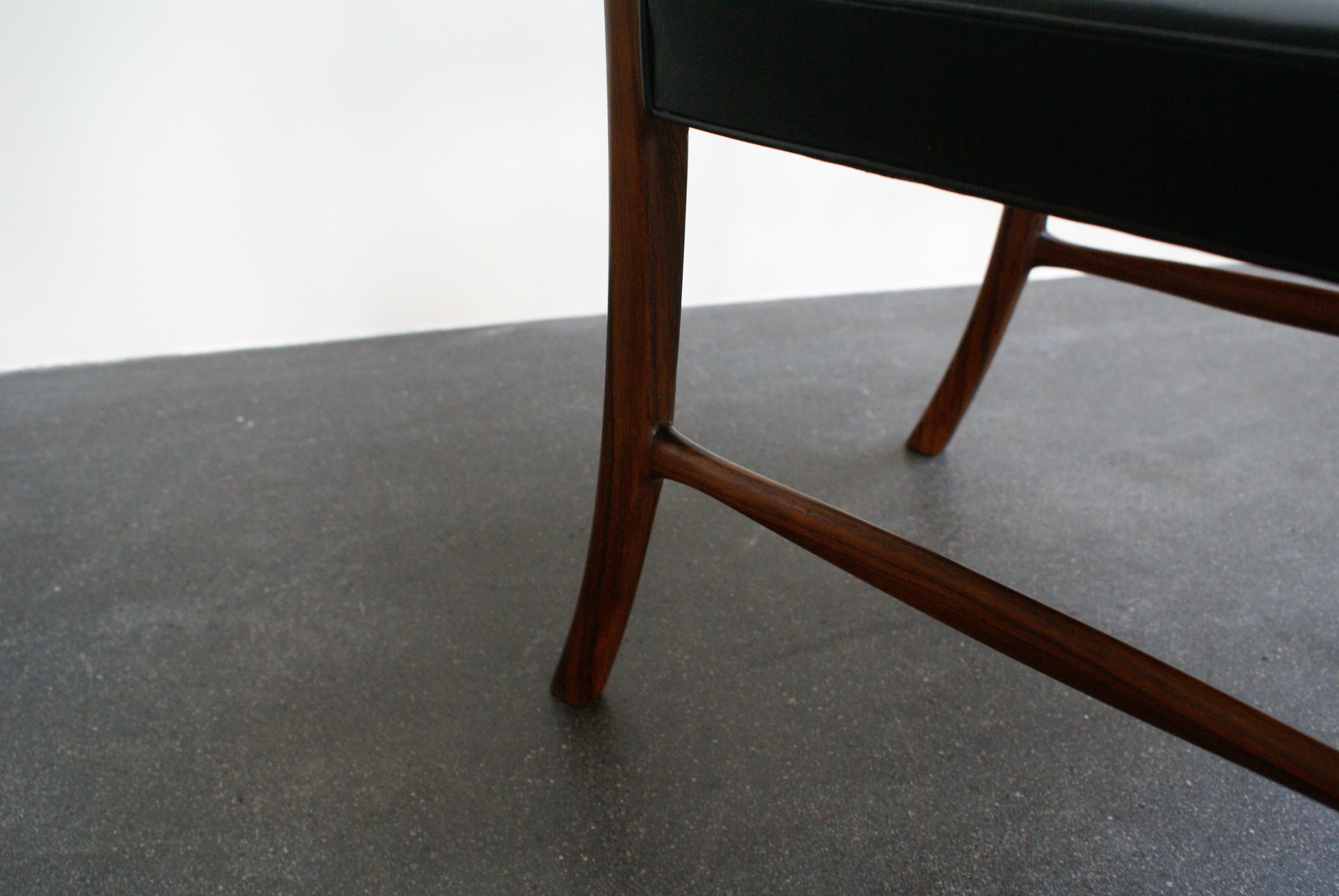 Ole Wanscher Armchair in Brazilian Rosewood for A. J. Iversen, 1954 For Sale 9