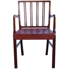 Ole Wanscher Armchair with Original Leather