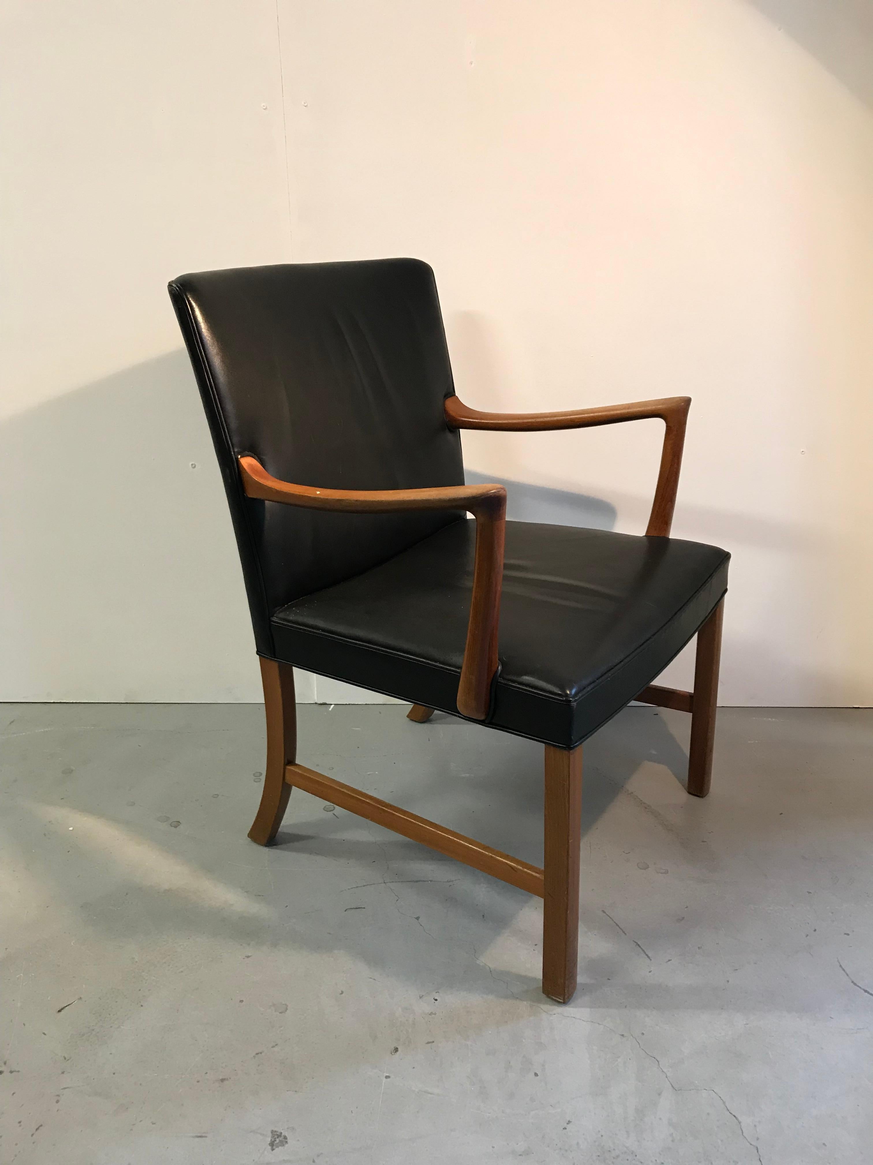 Mid-Century Modern Ole Wanscher Armchairs For Sale