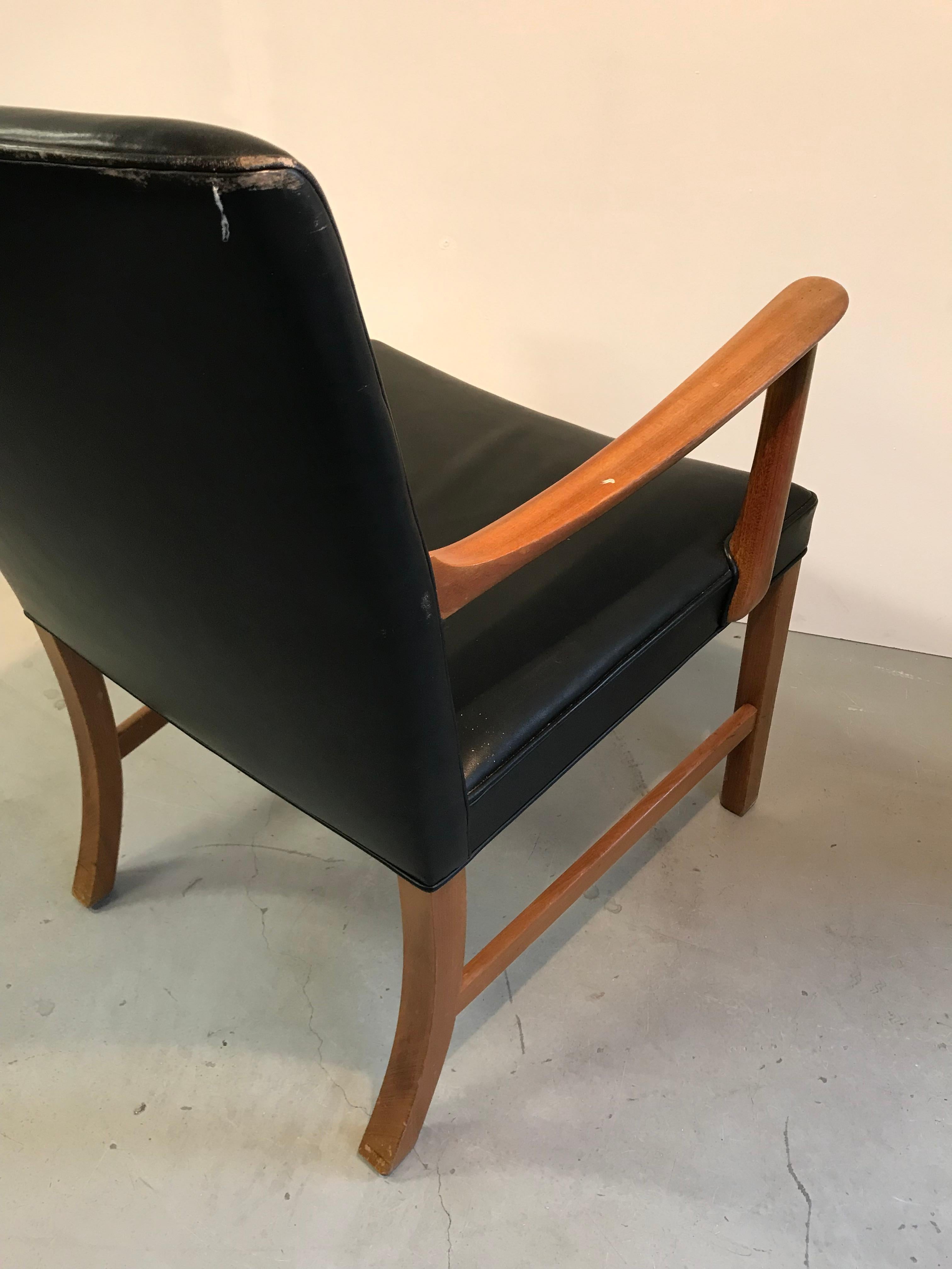 Ole Wanscher Armchairs In Good Condition For Sale In Oosterbeek, NL