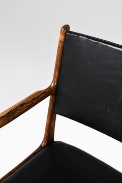 Ole Wanscher Armchairs Model PJ412 Produced by P. Jeppesens Møbelfabrik