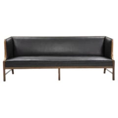 Ole Wanscher, Brazilian, Rosewood and Leather Upholstery Sofa
