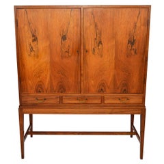 Ole Wanscher Brazilian Rosewood Dry Bar Cupboard