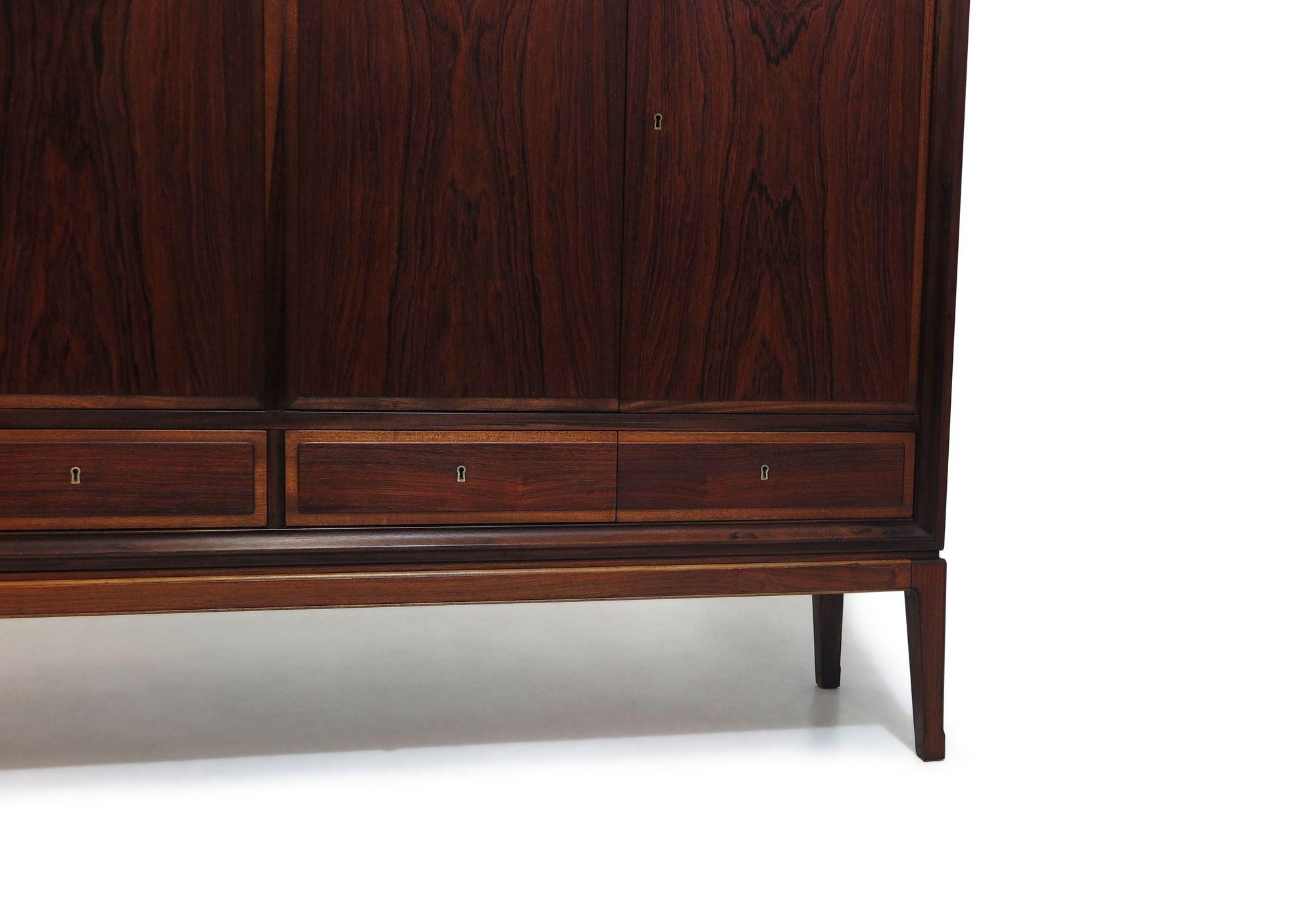 20th Century Ole Wanscher Brazilian Rosewood Sideboard For Sale