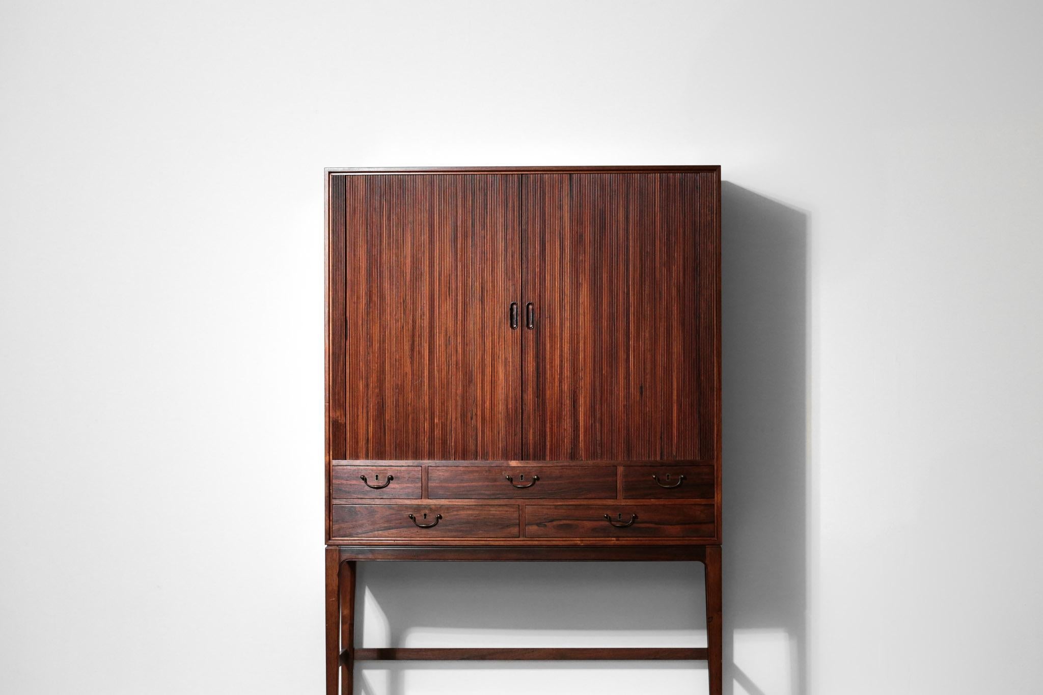 Scandinavian Modern Ole Wanscher Cabinet for A.J Iversen, Scandinavian