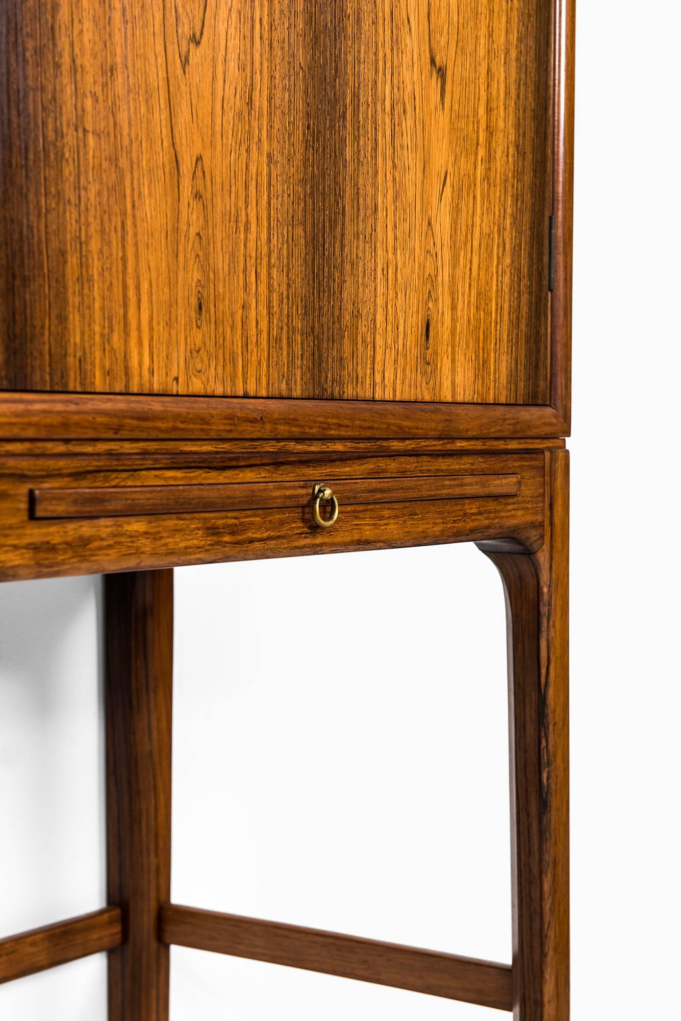 Rare cabinet in rosewood designed by Ole Wanscher. Produced by cabinetmaker A.J Iversen in Denmark.