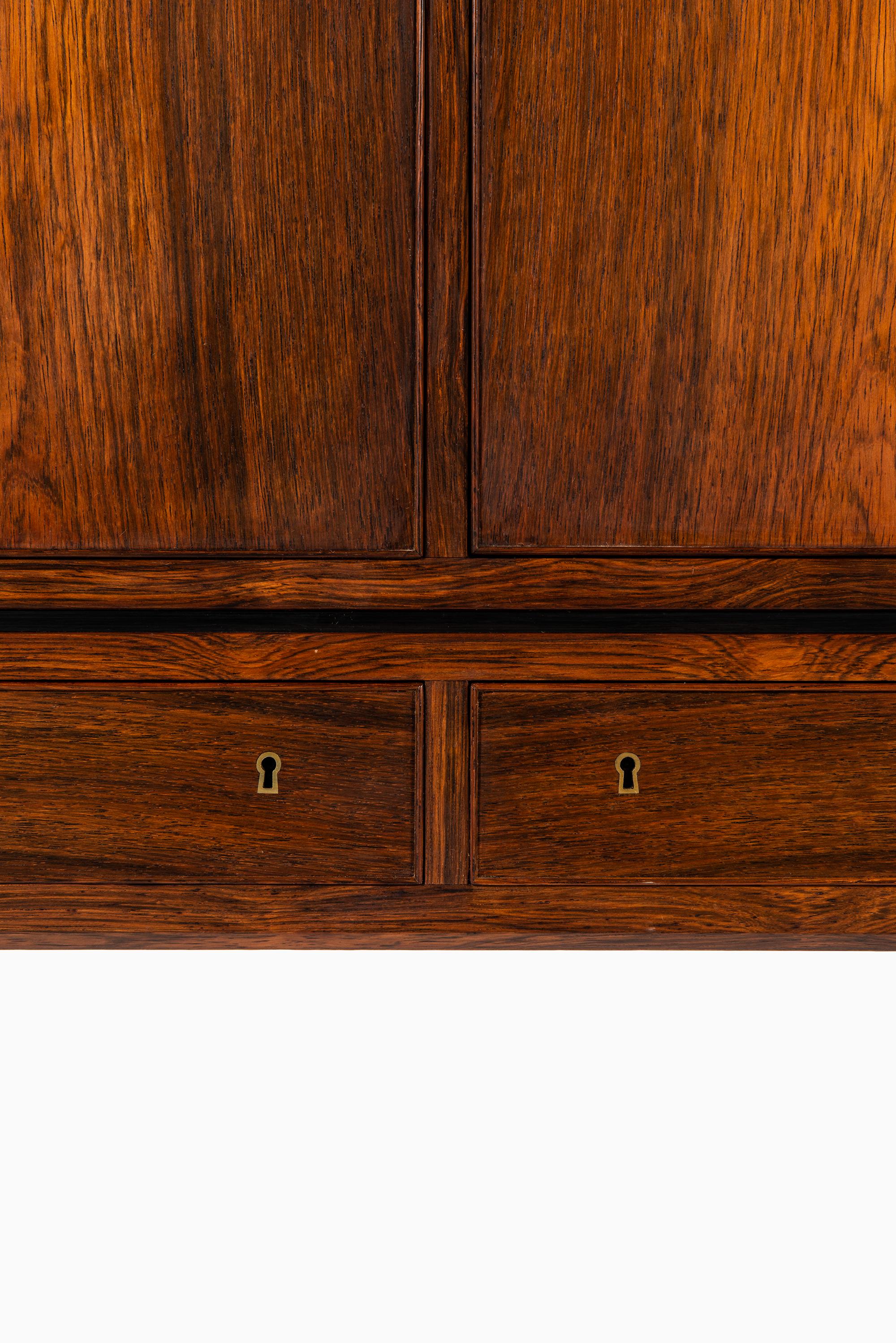 Ole Wanscher Cabinet Produced by Cabinetmaker A.J. Iversen in Denmark For Sale 1