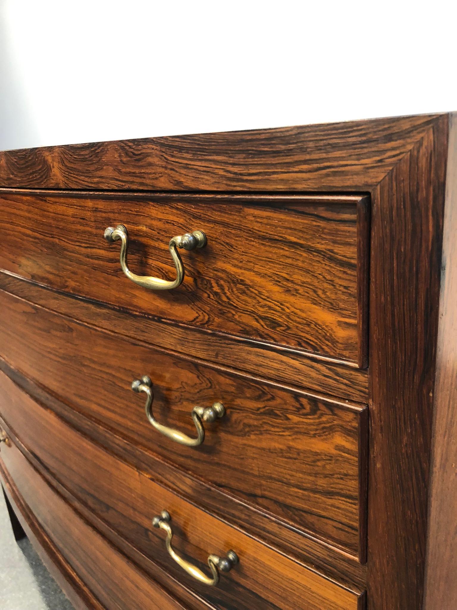 Ole Wanscher Chest of Drawers in Rosewood for Cabinetmaker A. J. Iversen For Sale 6