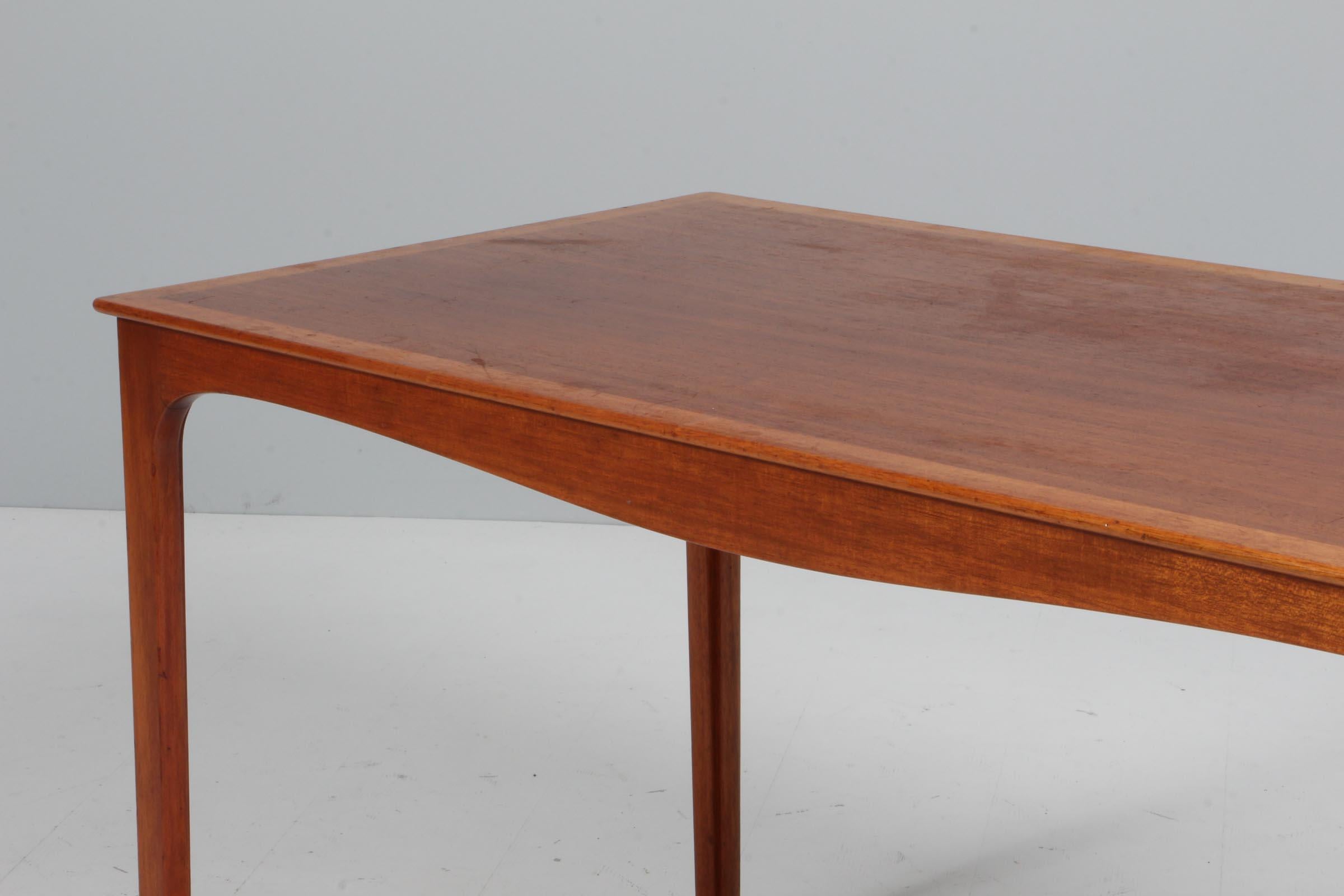 Danish Ole Wanscher Coffee Table, Mahogany, A. J. Iversen For Sale