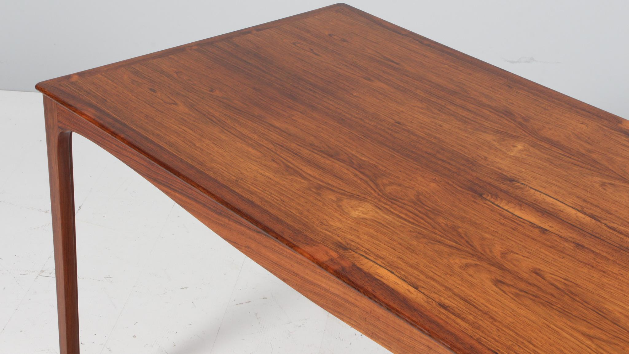 Danish Ole Wanscher Coffee Table, rosewood, A. J. Iversen For Sale