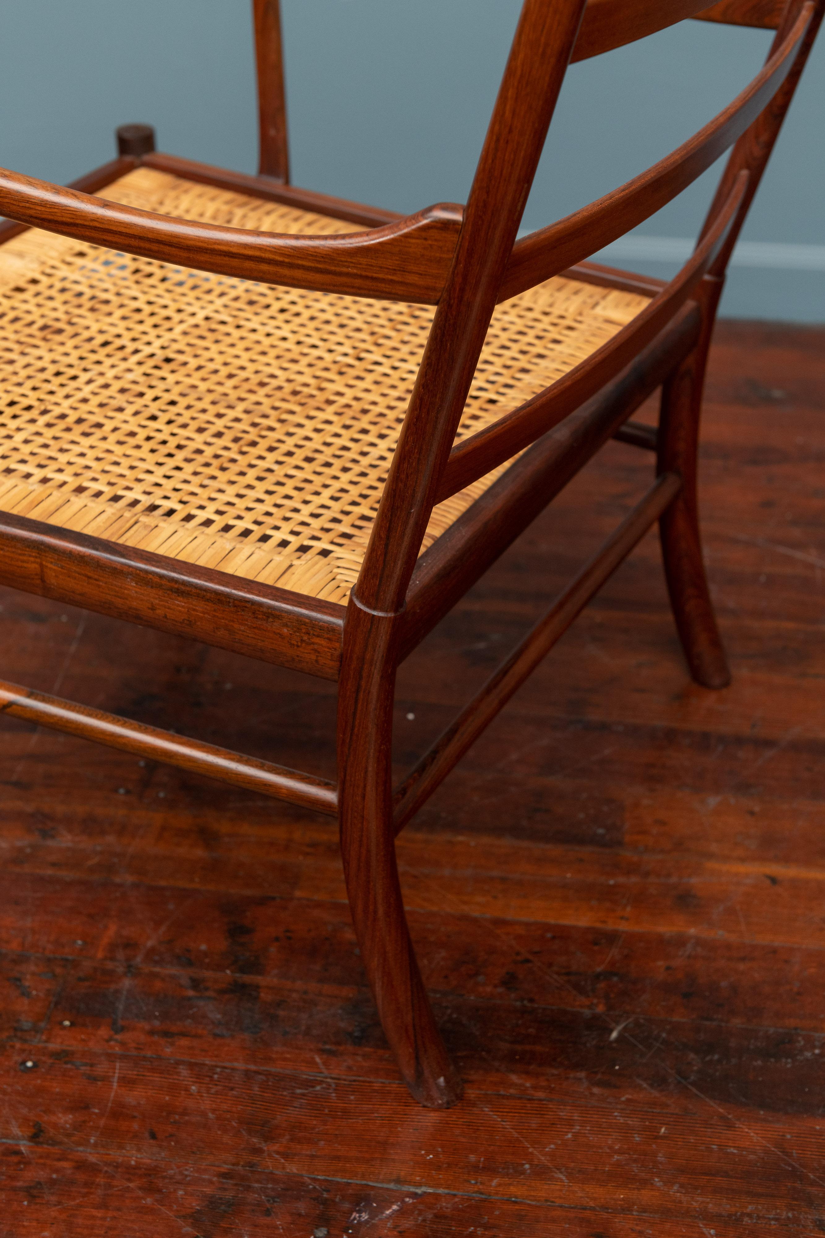 Ole Wanscher Colonial Chair in Rosewood For Sale 5