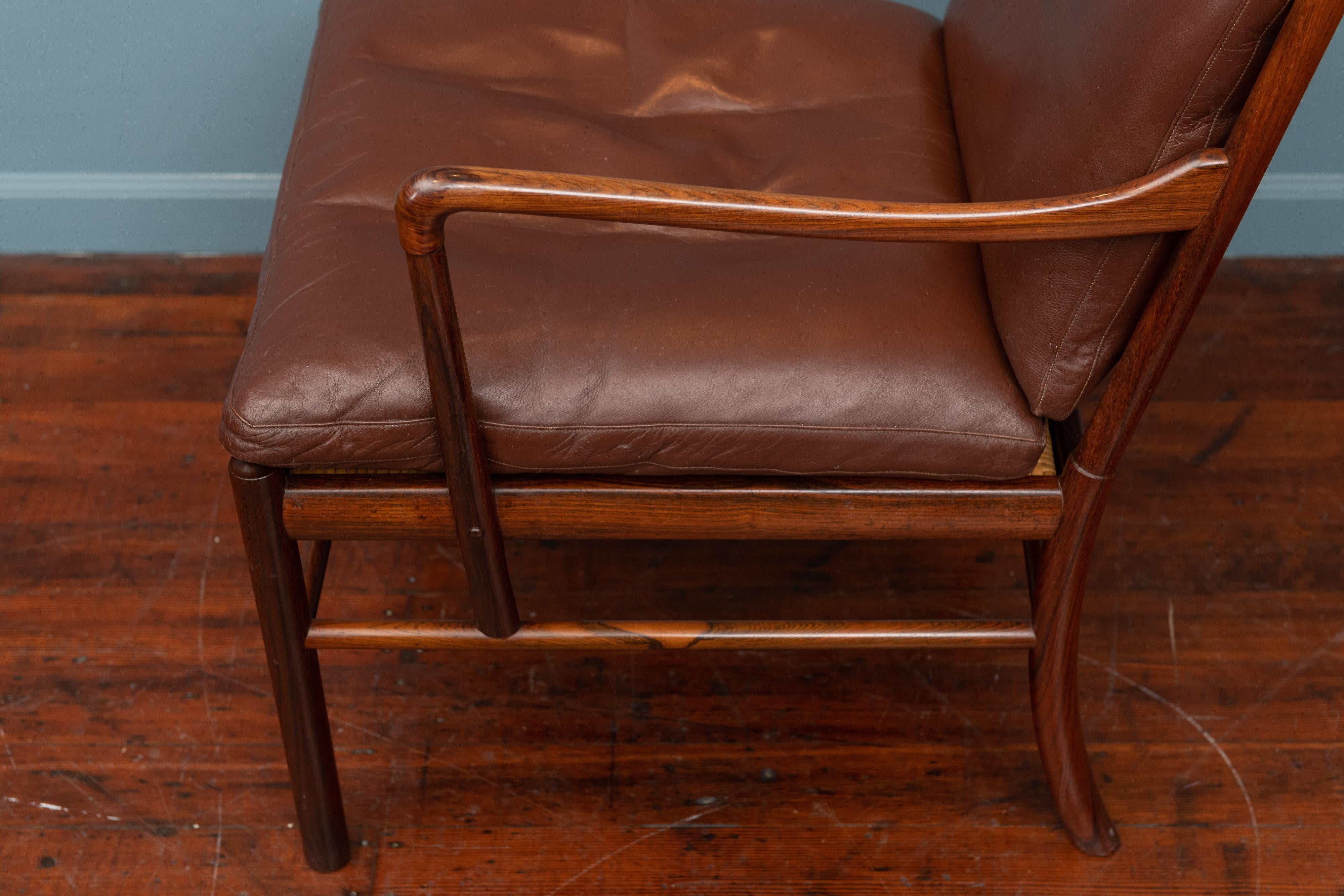 Ole Wanscher Colonial Chair in Rosewood For Sale 1