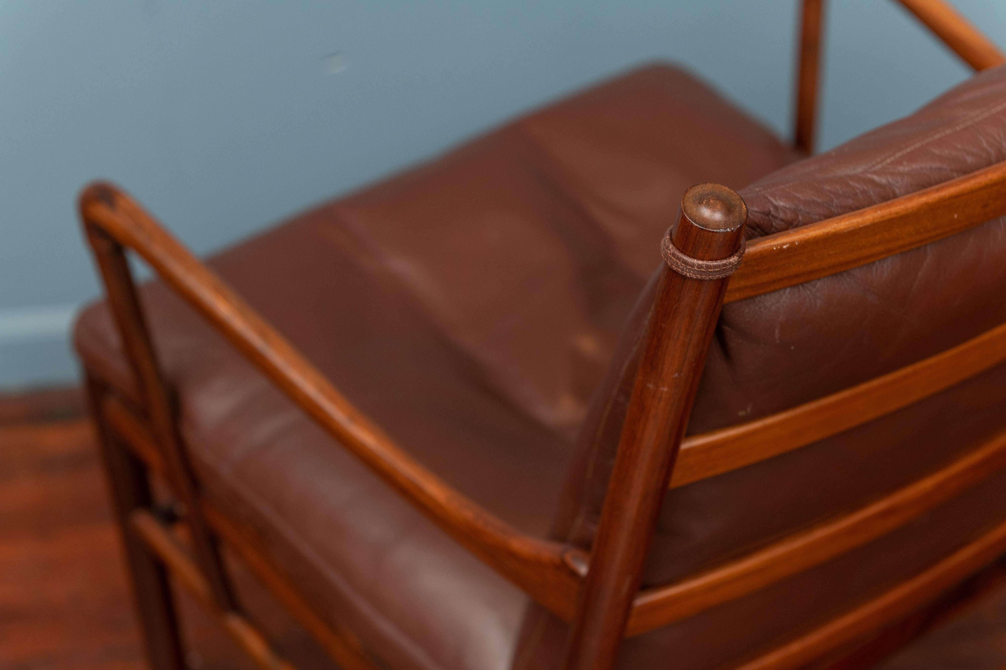 Ole Wanscher Colonial Chair in Rosewood For Sale 3