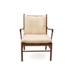 Ole Wanscher Colonial Chair and Ottoman