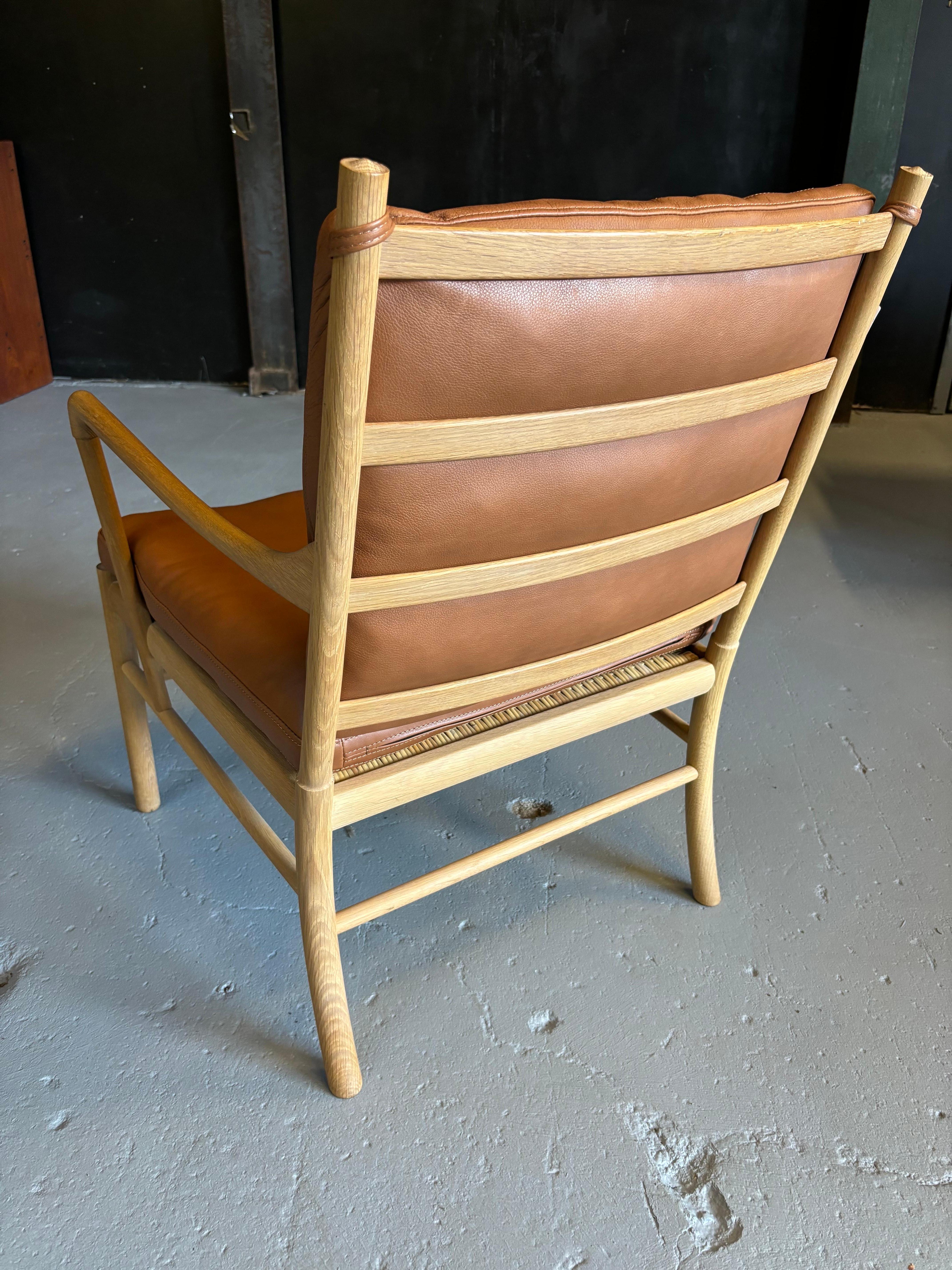 Ole Wanscher Kolonialstuhl für Carl Hansen im Zustand „Hervorragend“ im Angebot in Philadelphia, PA