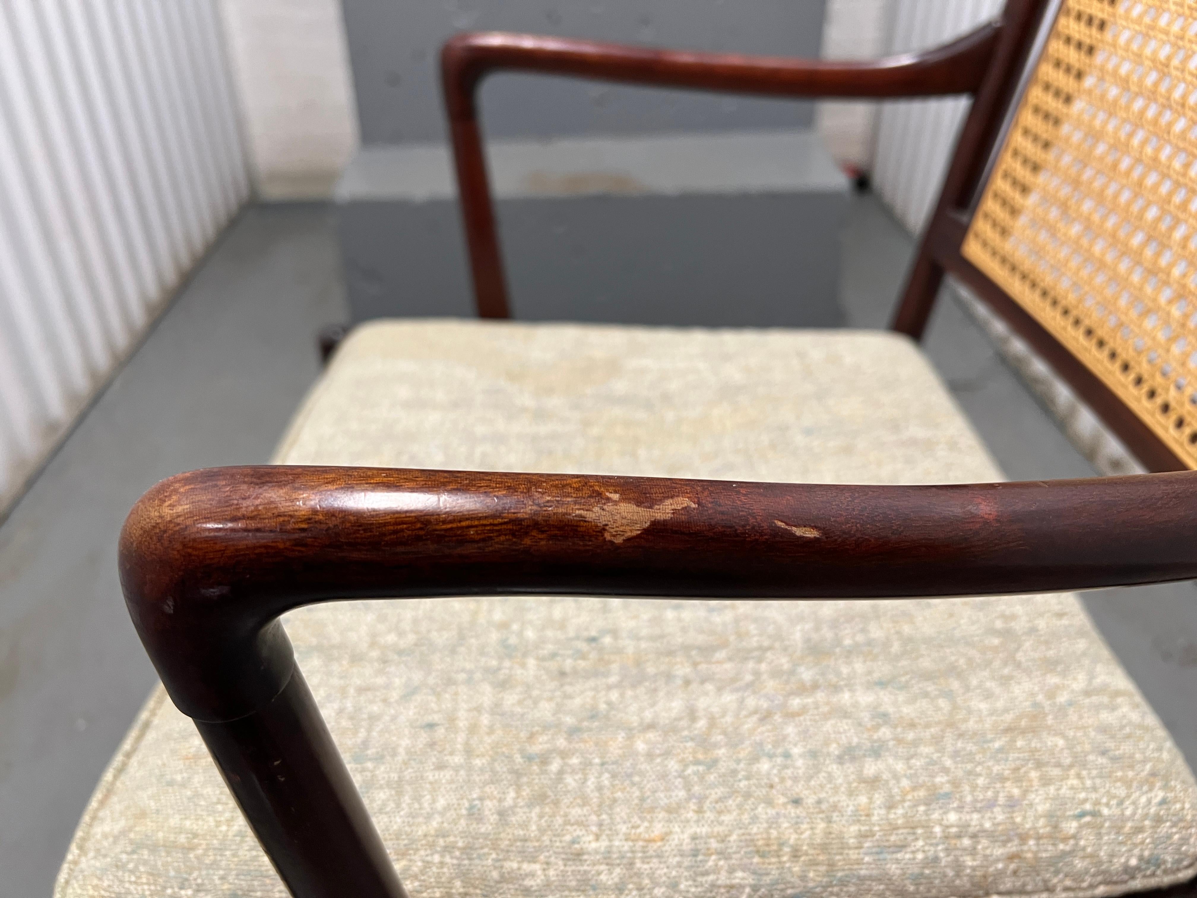 Silla Colonial Ole Wanscher Model No. PJ-301 Tela