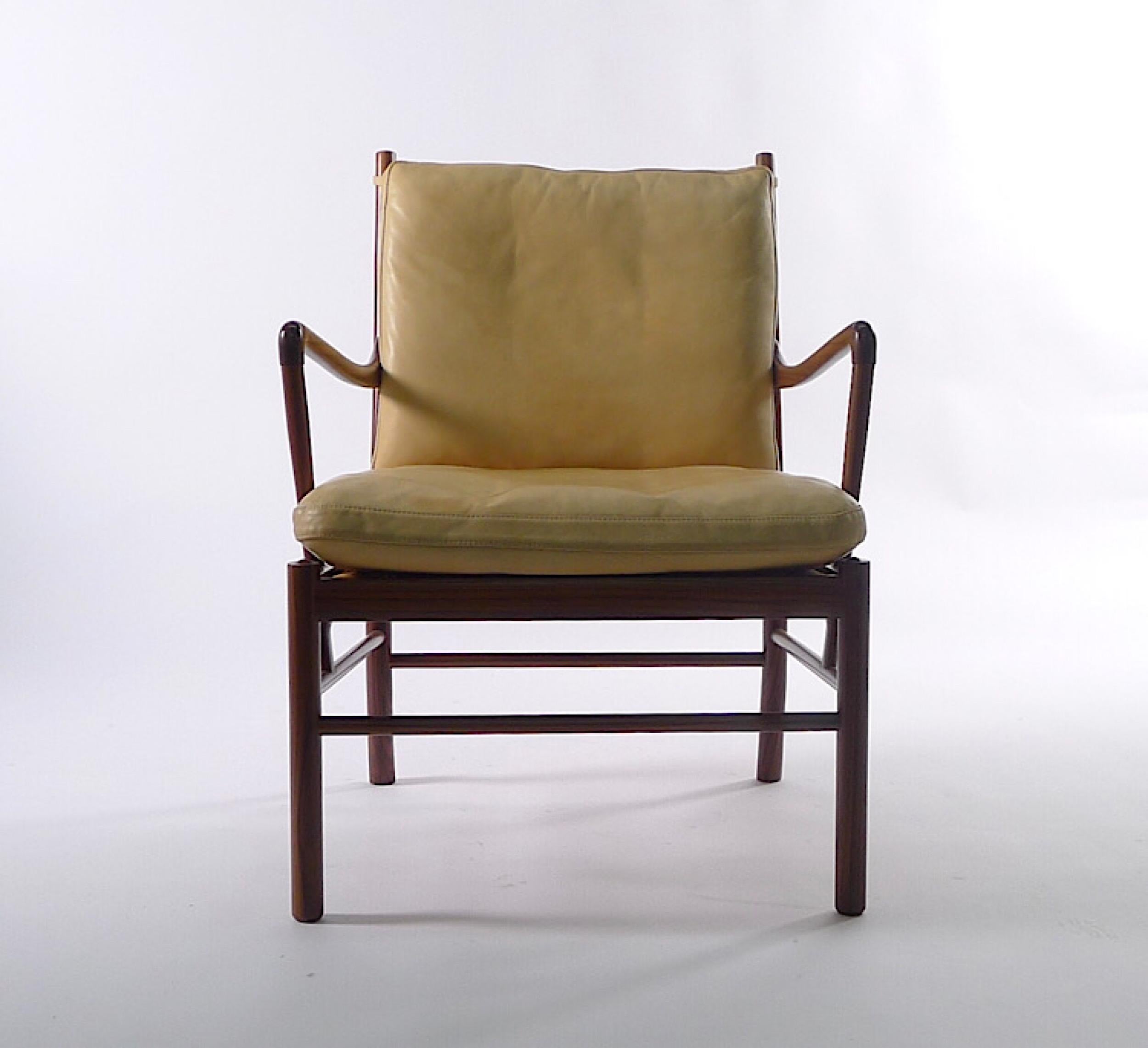 Ole Wanscher, Colonial Chair, Model Pj149, 1949, Poul Jeppesen Mobelfabrik In Good Condition In Wargrave, Berkshire
