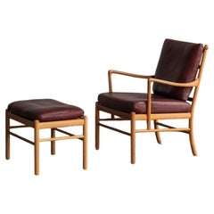 Vintage Ole Wanscher Colonial Chair, PJ-149, for Carl Hansen & Son, Danish Design, 1990s