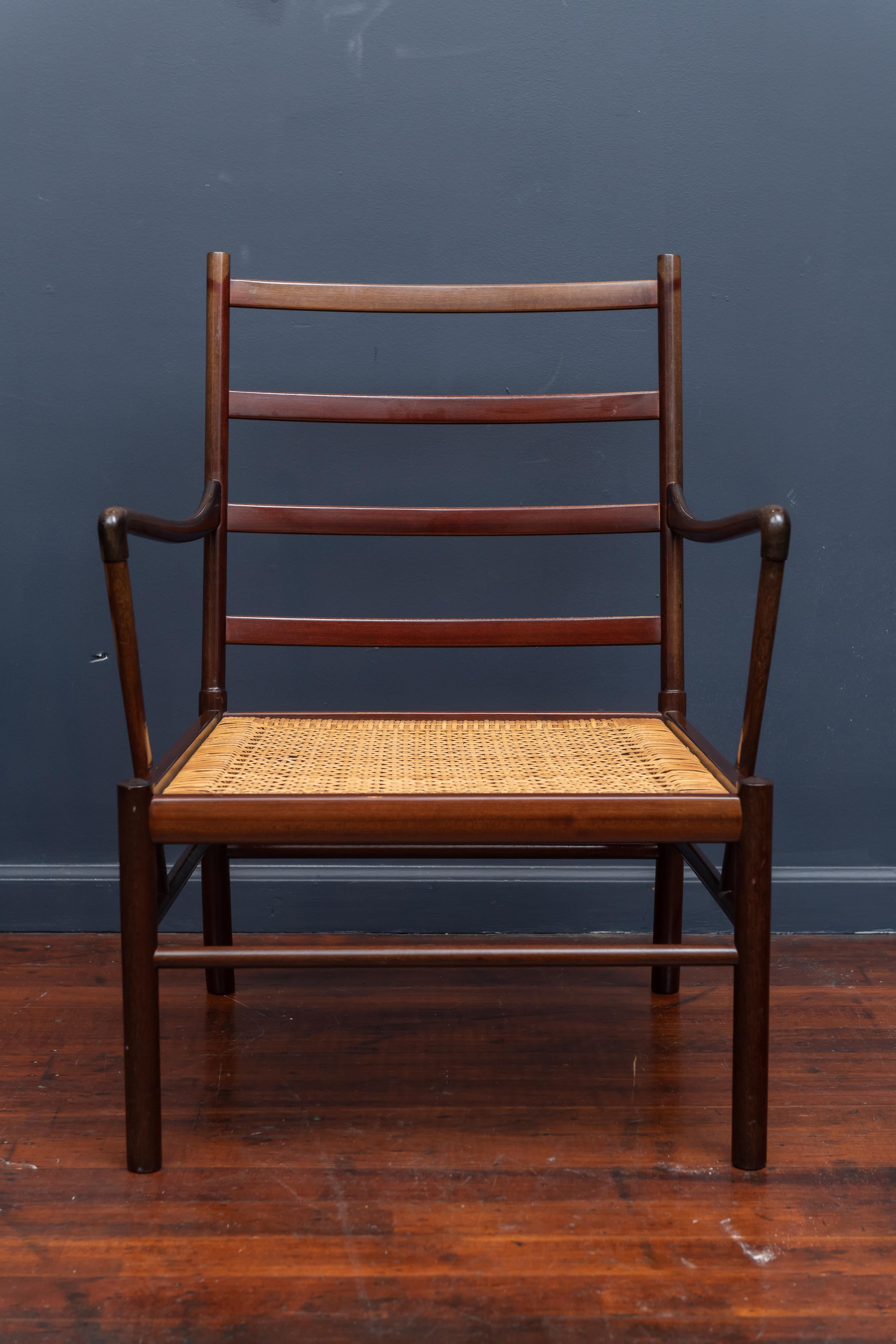 Scandinavian Modern Ole Wanscher Colonial Chairs